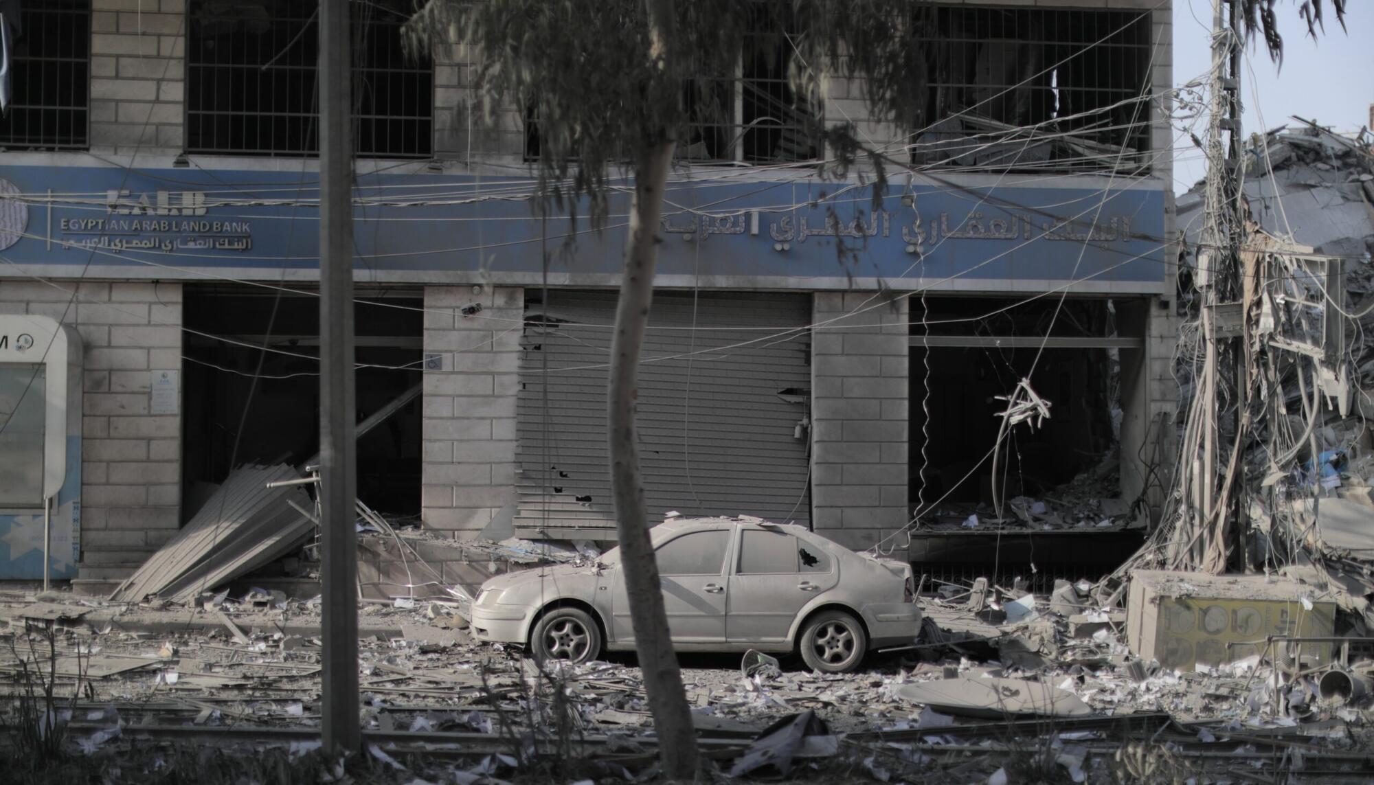 Instalaciones de la UNRWA bombardeadas por fuerzas israelíes en Rafah. / Foto: UNRWA