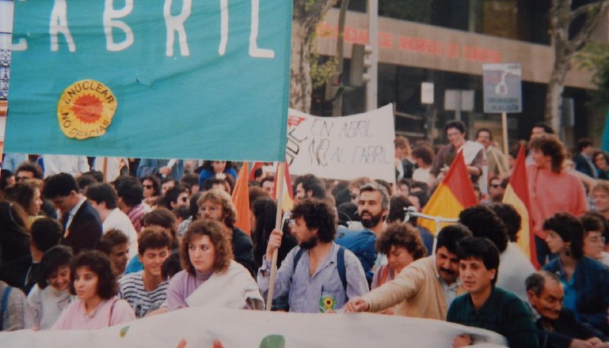 Manifestación contra El Cabril
