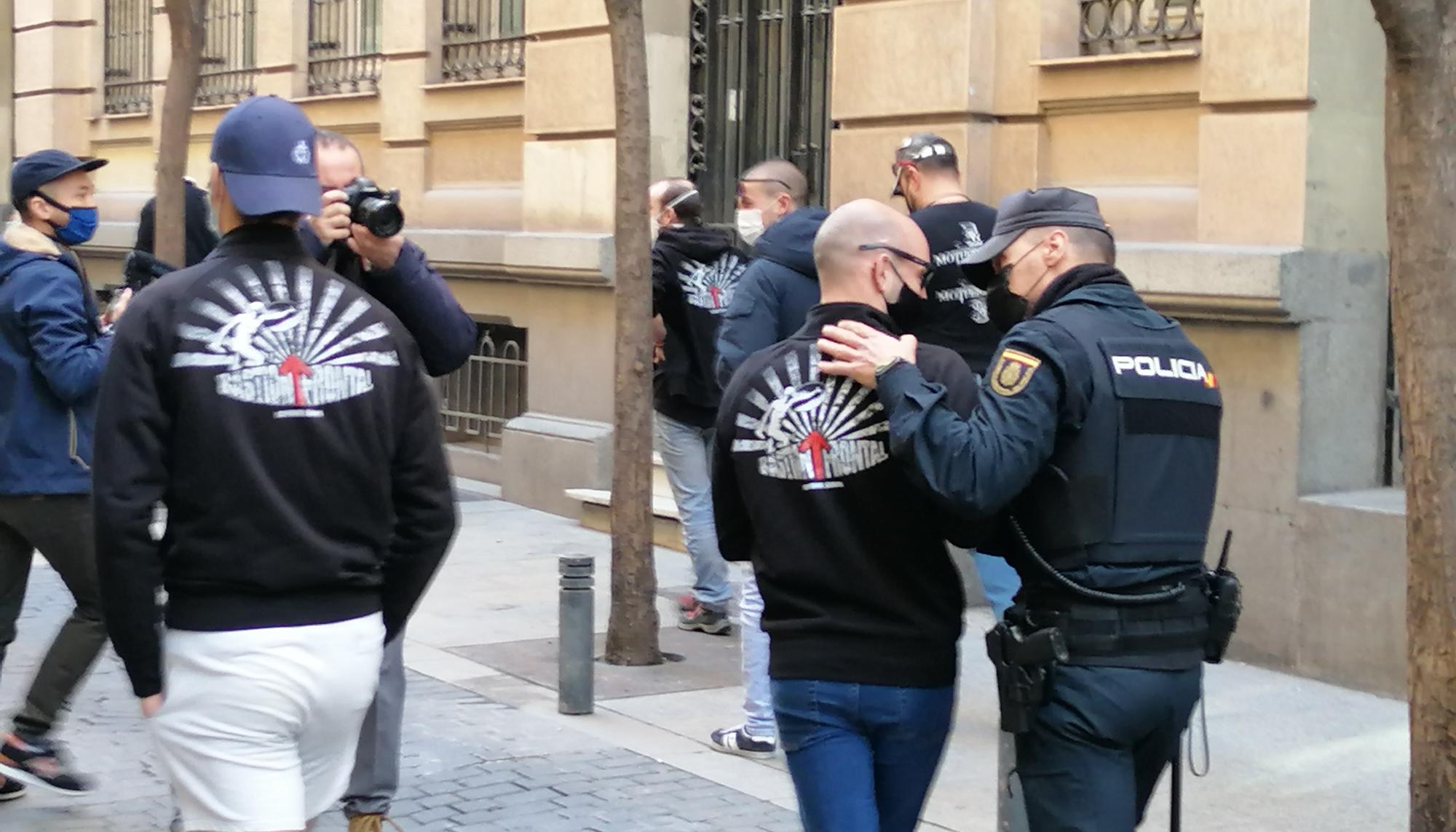 Bastión Frontal manifestación