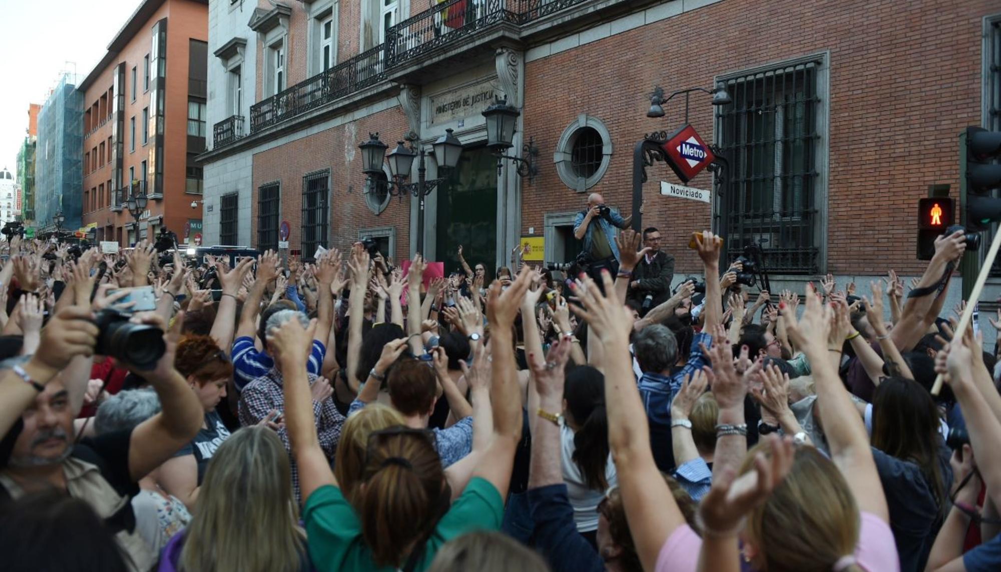 Concentraciones Sentencia La Manada Ministerio Madrid 1