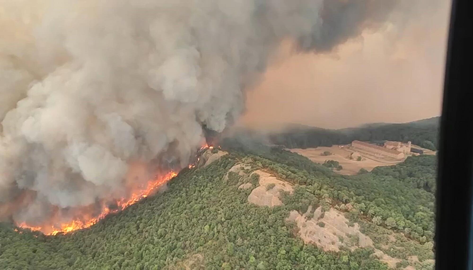 Incendio Huesca Riglos