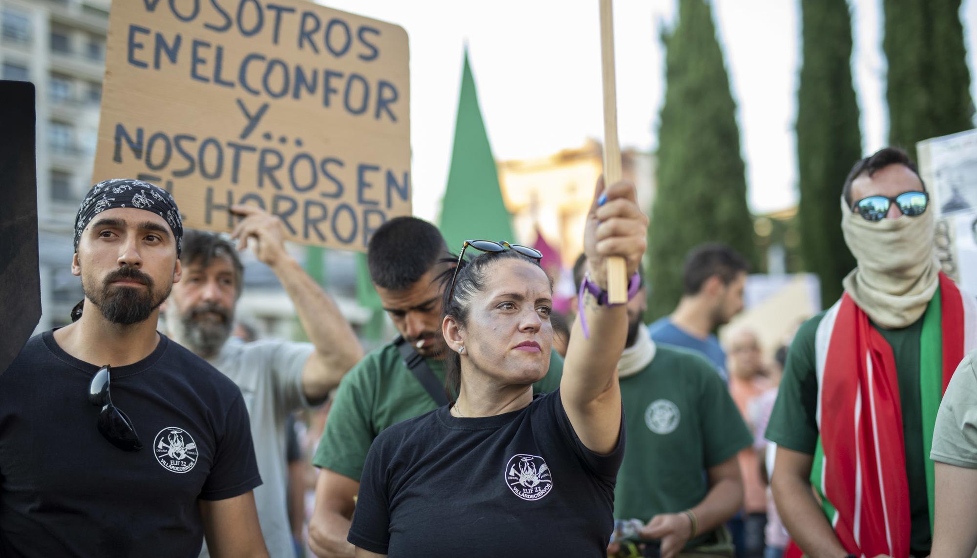 Manifestación Zamora Incendios forestales 28-07-2022 - 2