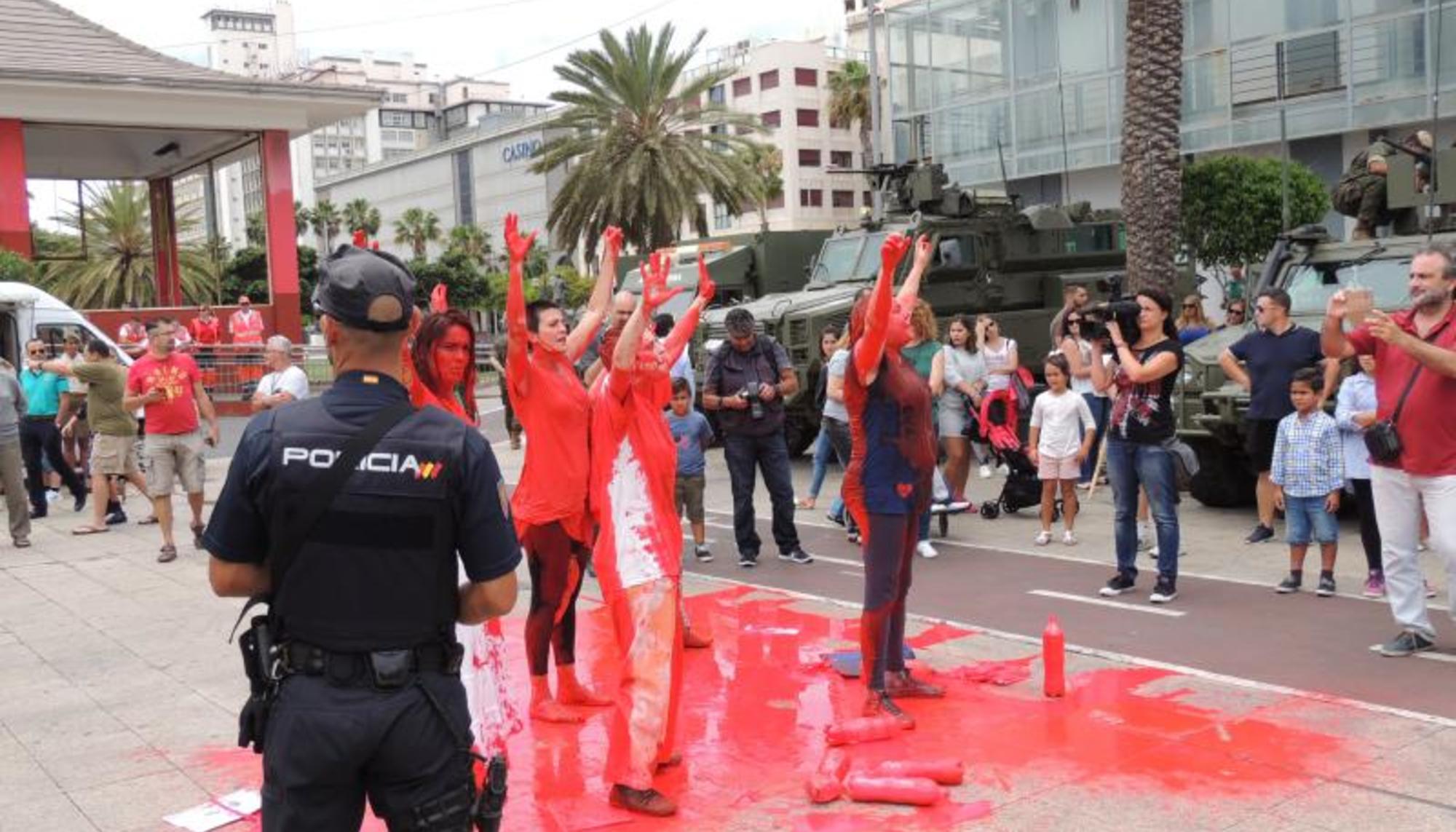 Acción en Las Palmas