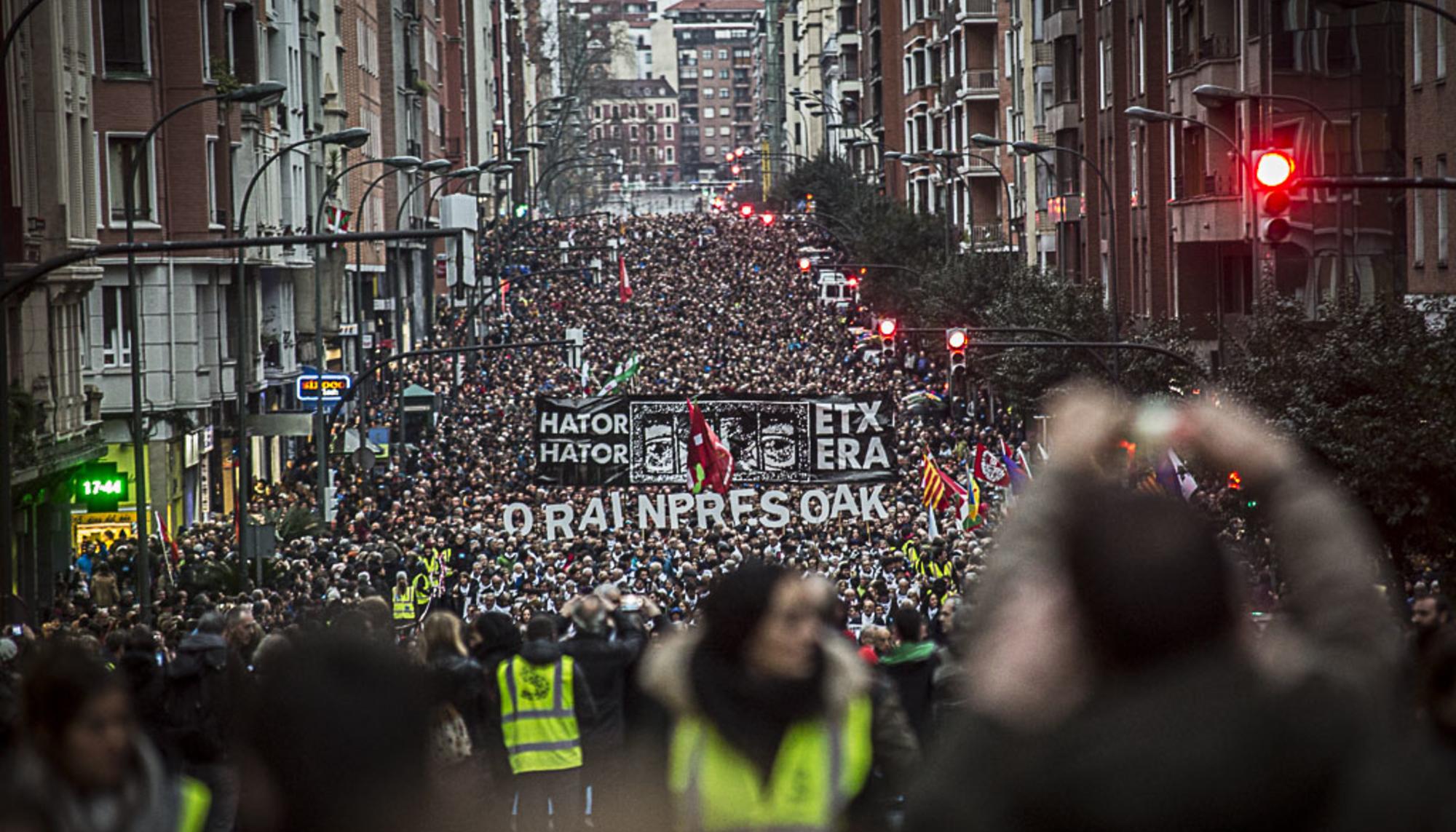 Manifestación en Bilbao Presos