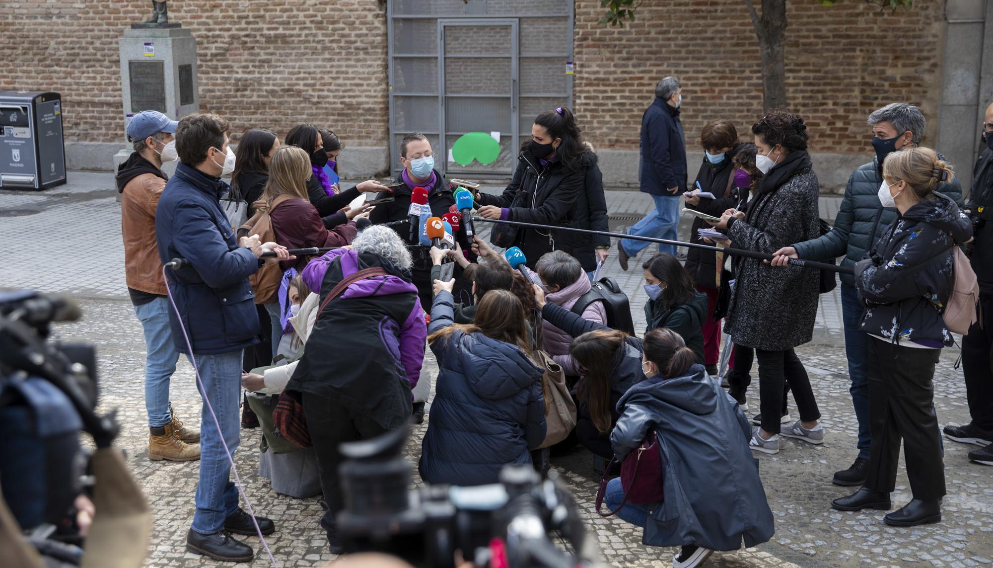 Rueda de prensa 8M Lavapies - 1