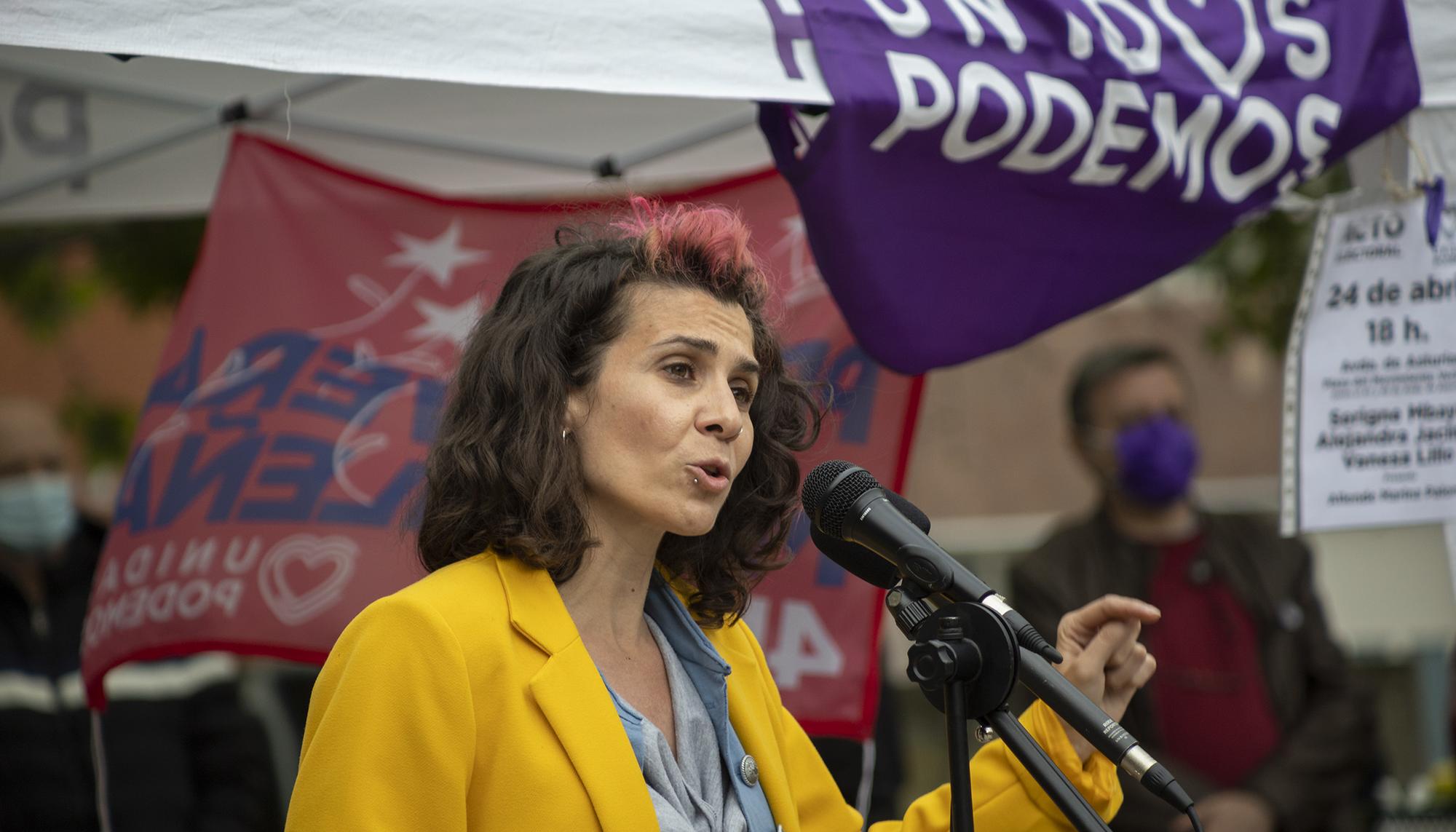 Acto Podemos Tetuan Vanessa Lillo