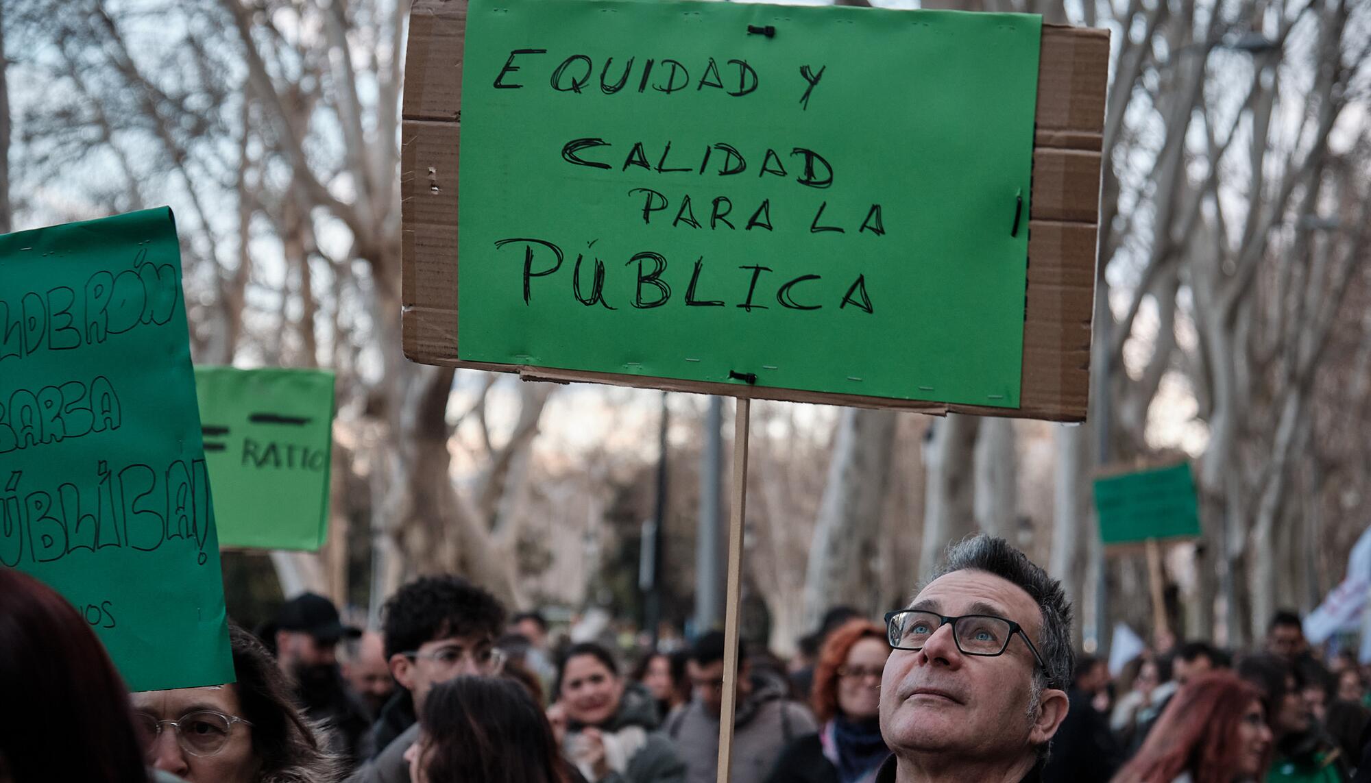 Educación lectivas manifestación - 3