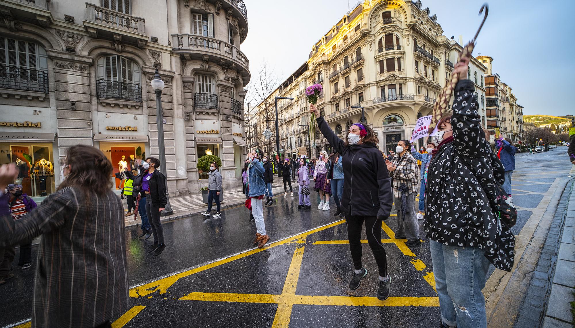 Manifestaciones y concentraciones en Andalucía por motivo del 8M - 9