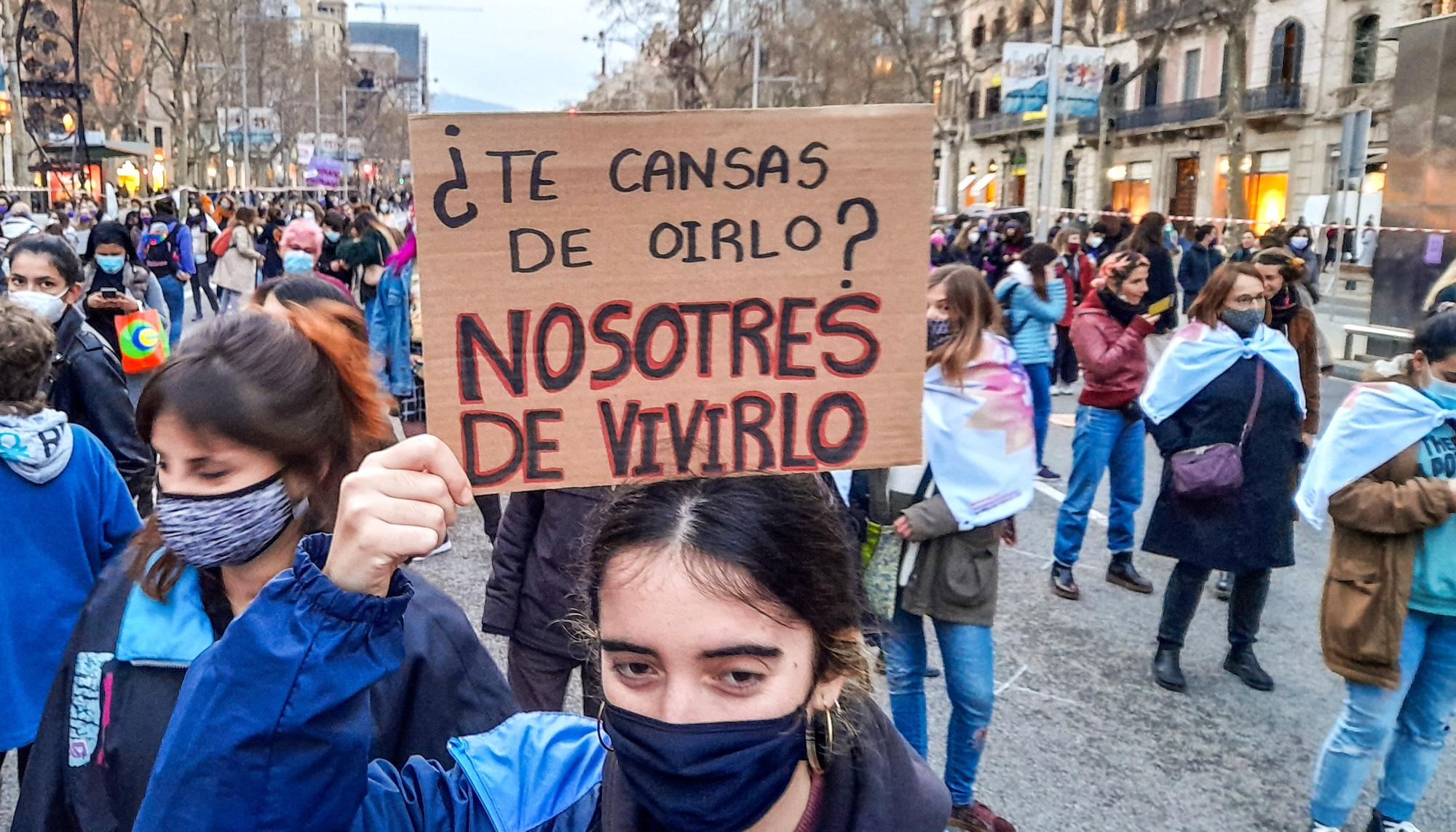 Manifestación Barcelona 8m