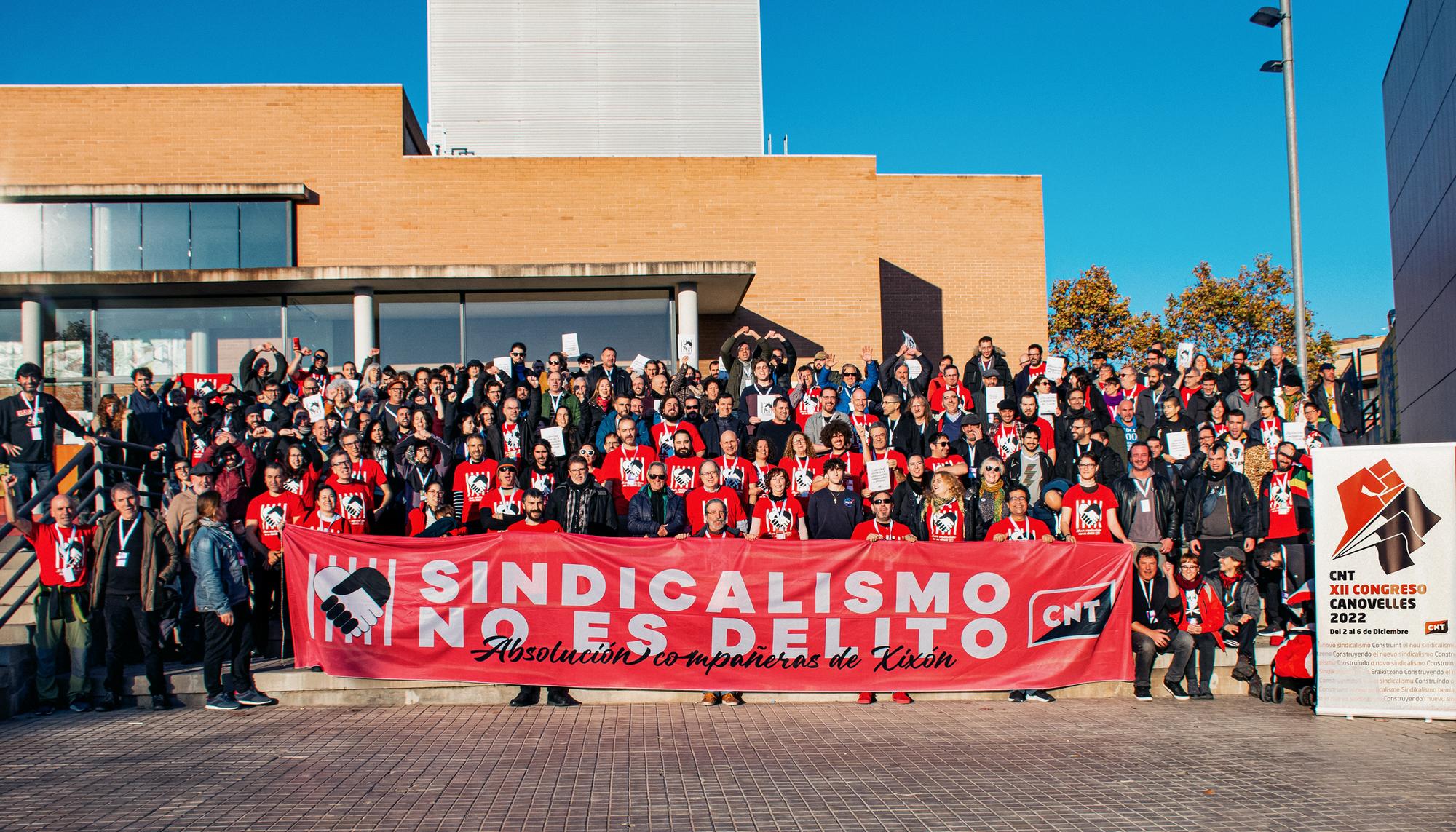 XII Congreso CNT Canovelles foto delegados