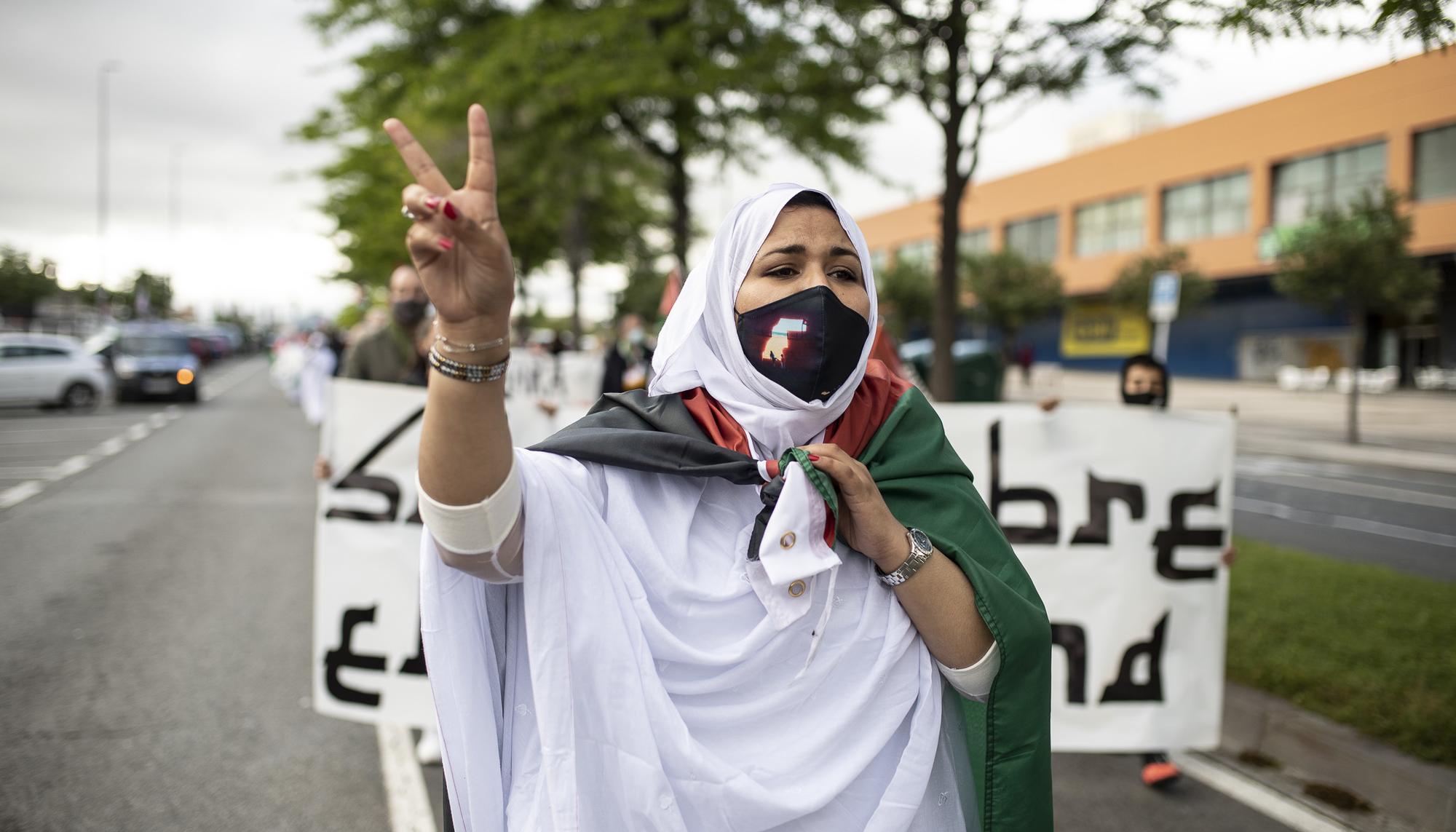1ª Etapa de la Marcha por la Libertad del Pueblo Saharaui en iruñea - 5