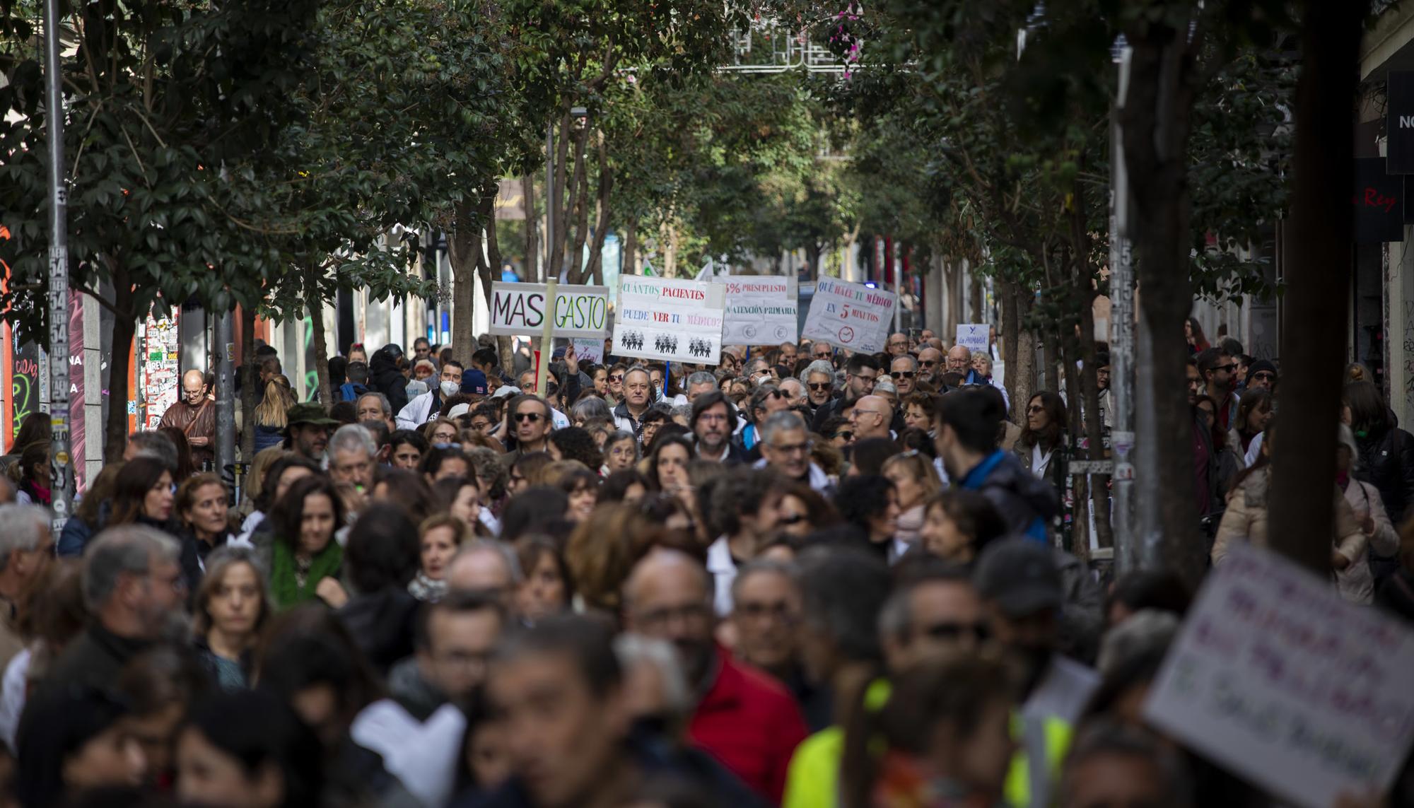 Manifestación huelga médicos primaria - 2