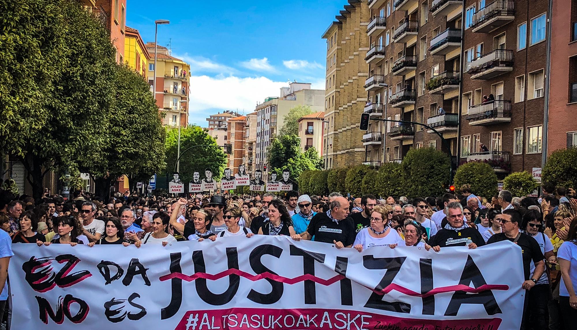 Altsasu mani junio