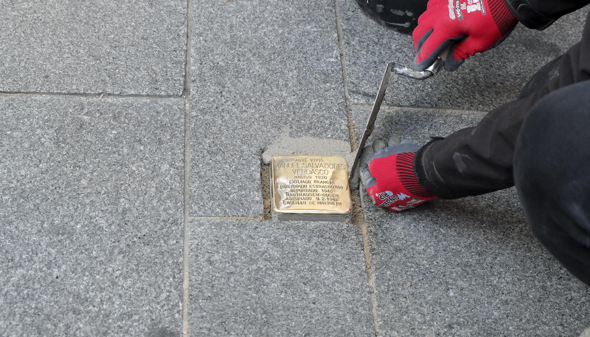 placas en  Madrid recuerdan a  republicanos españoles víctimas de los campos de concentración nazis 2