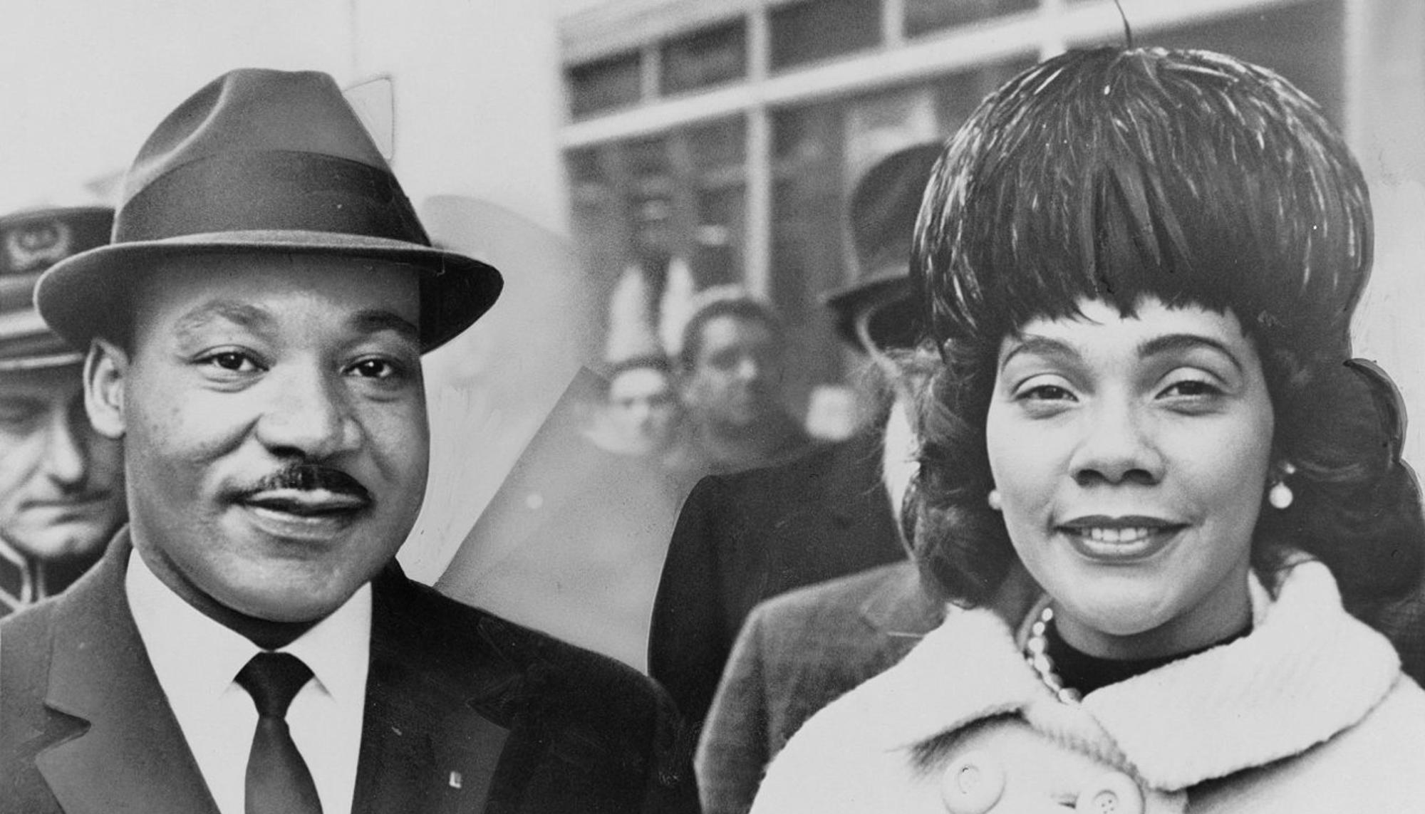 Martin Luther King y Coretta Scott King.