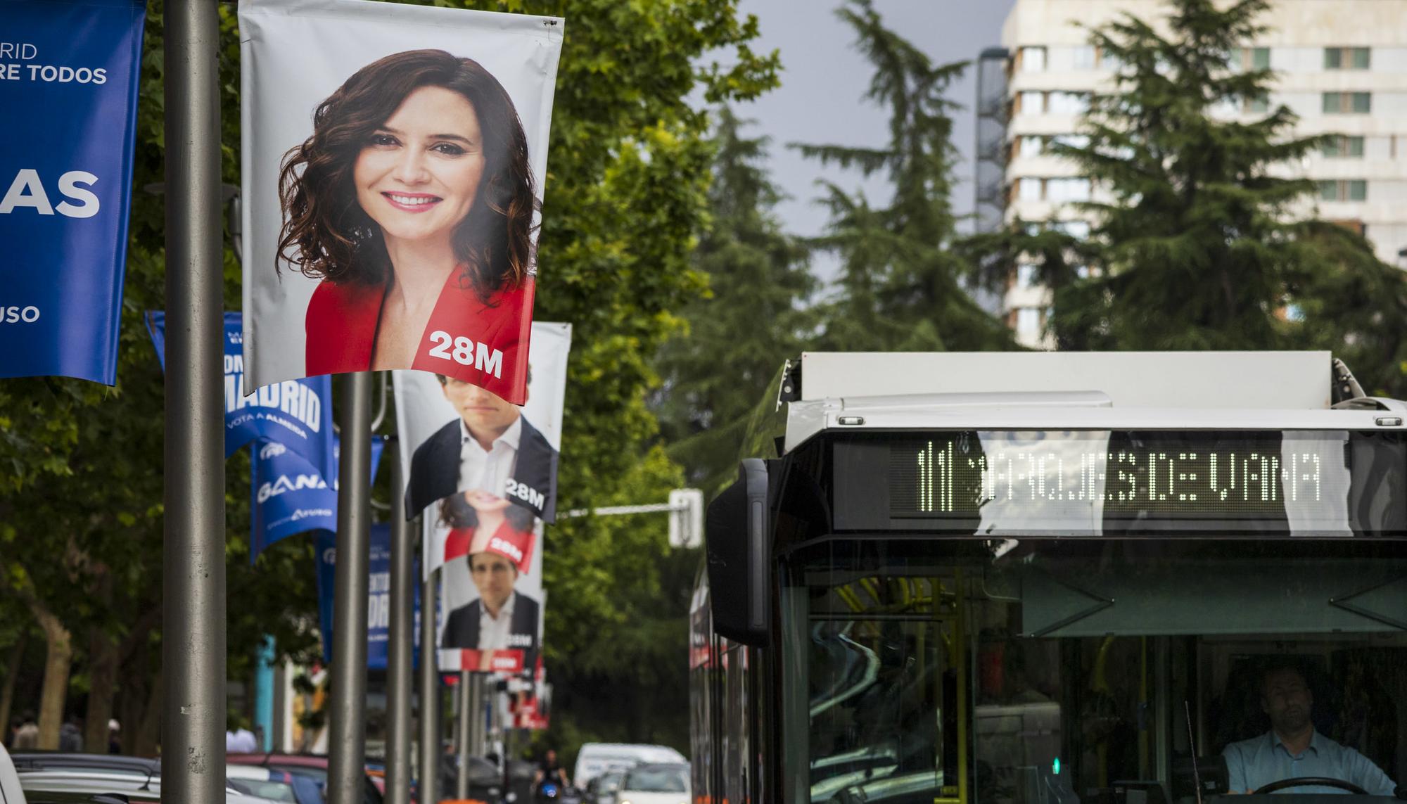 Carteles electorales PP PSOE Castellana - 1