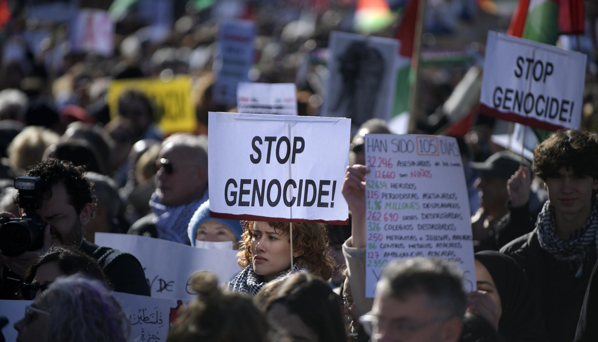 Más de 50.000 personas en Madrid contra el genocidio en Gaza y en apoyo al pueblo palestino - 10