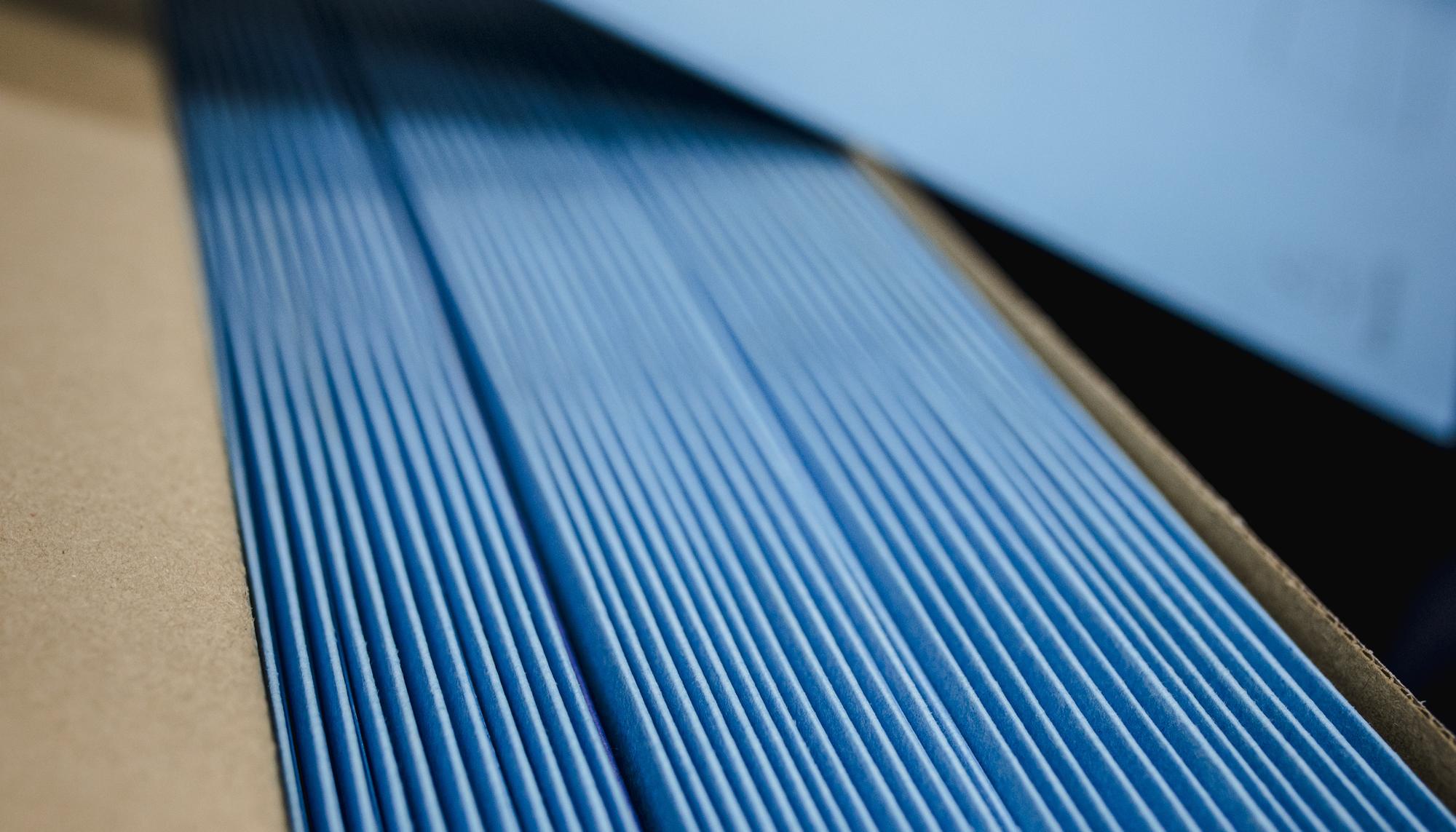 Carpetas azules