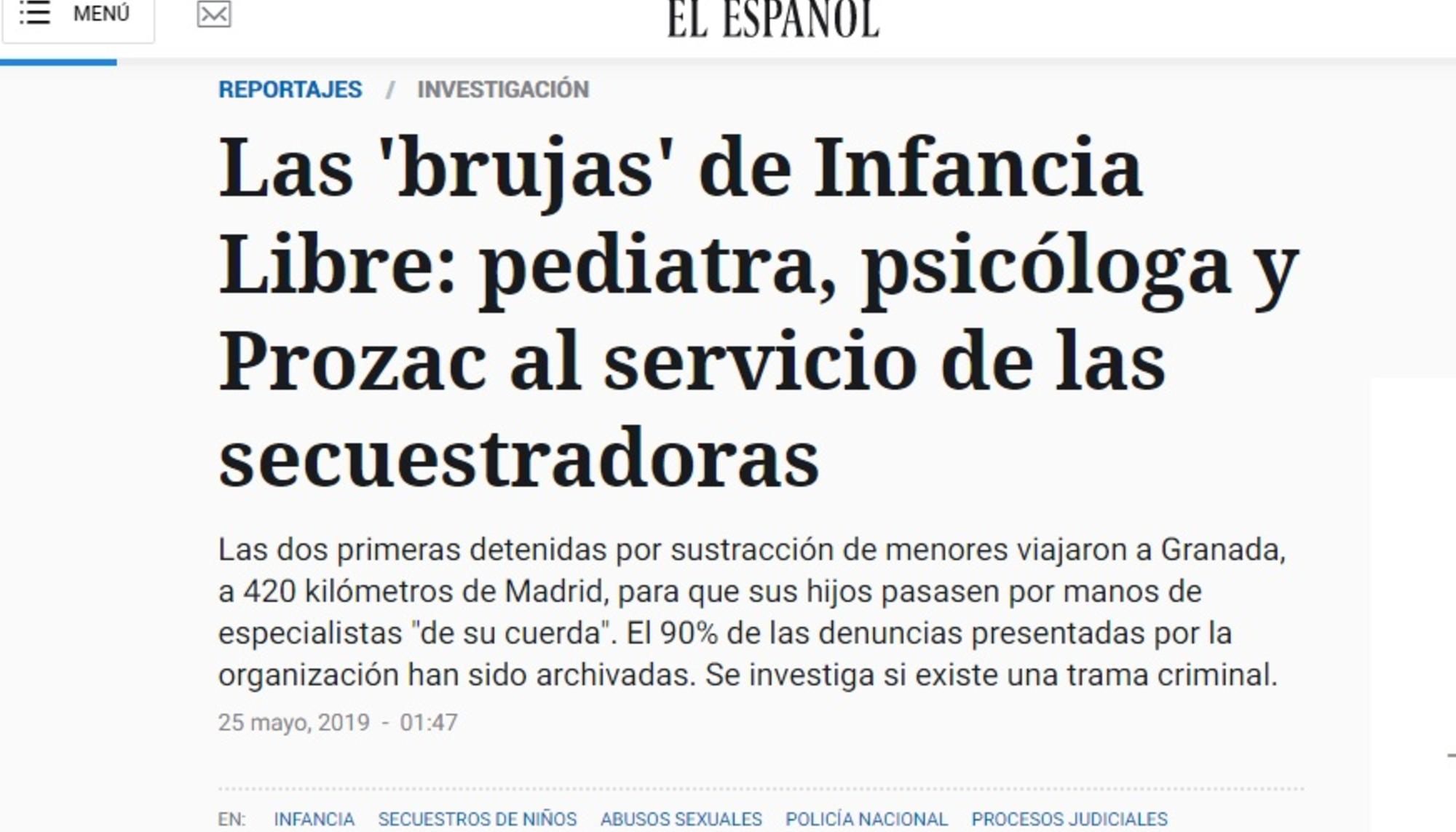 Brujas Infancia Libre Titular El Español