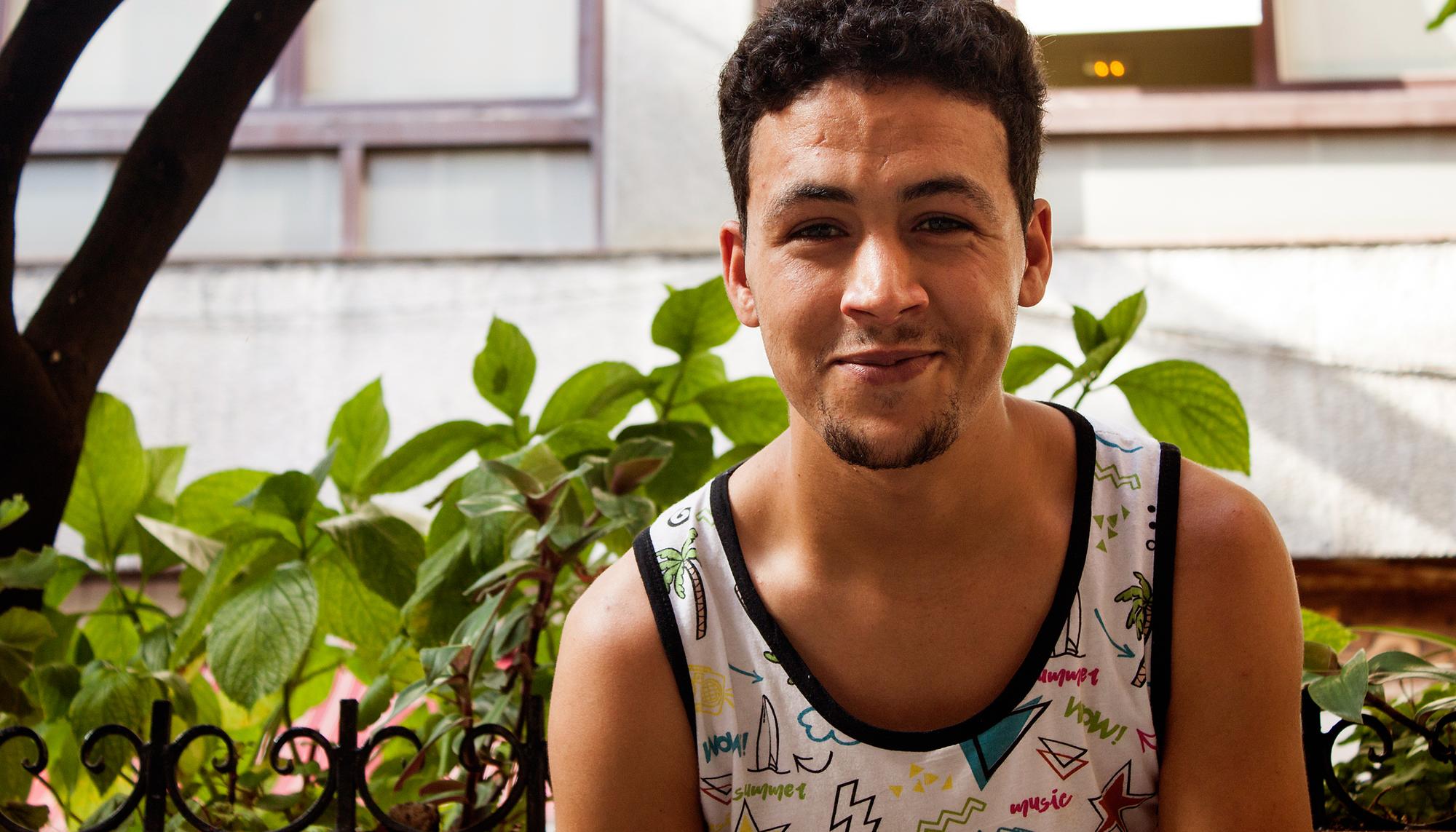 Joven extranjero en Bilbao Mohamed Zeddou
