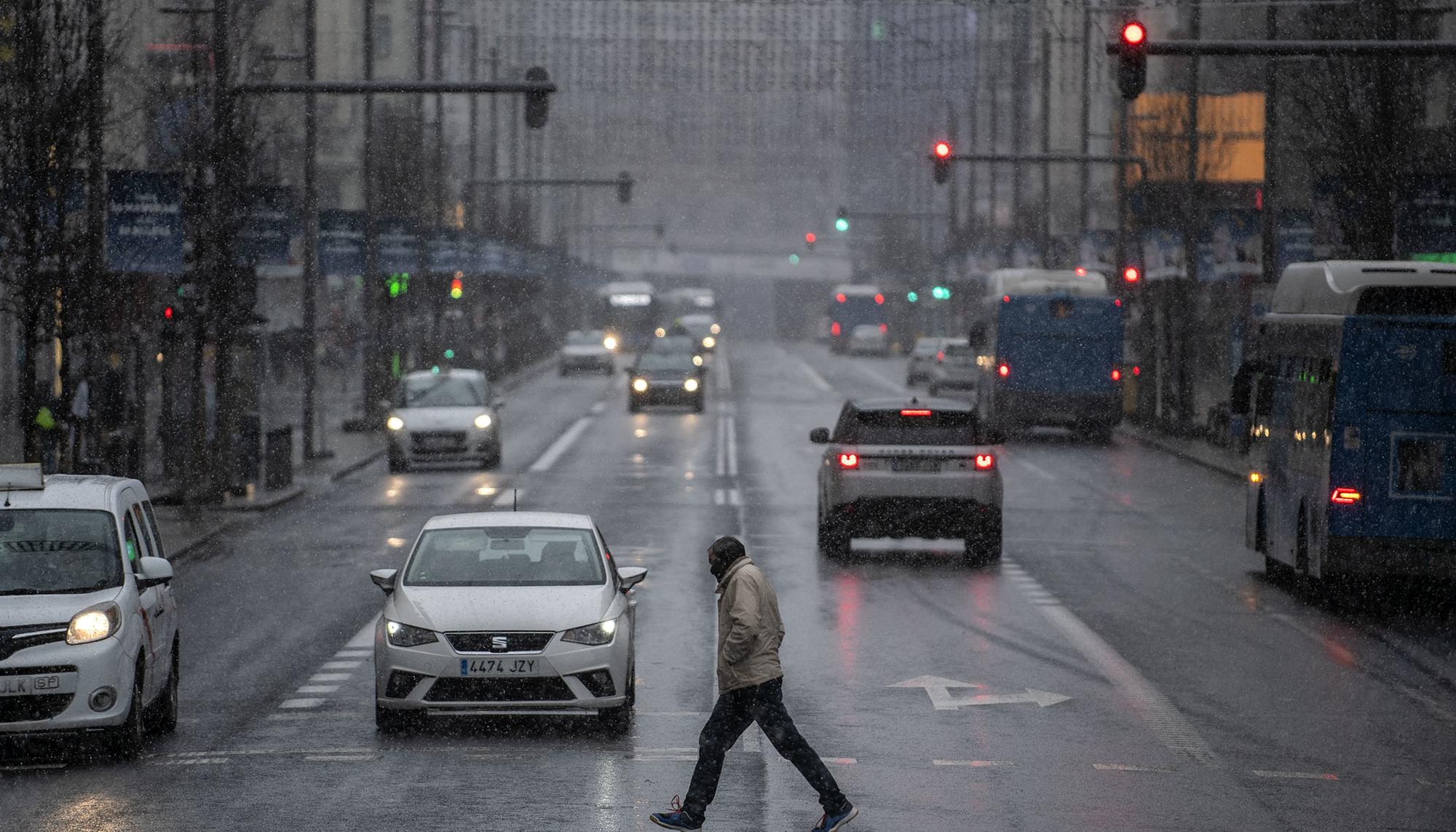 Nevada en el centro de Madrid enero 2021 - 1