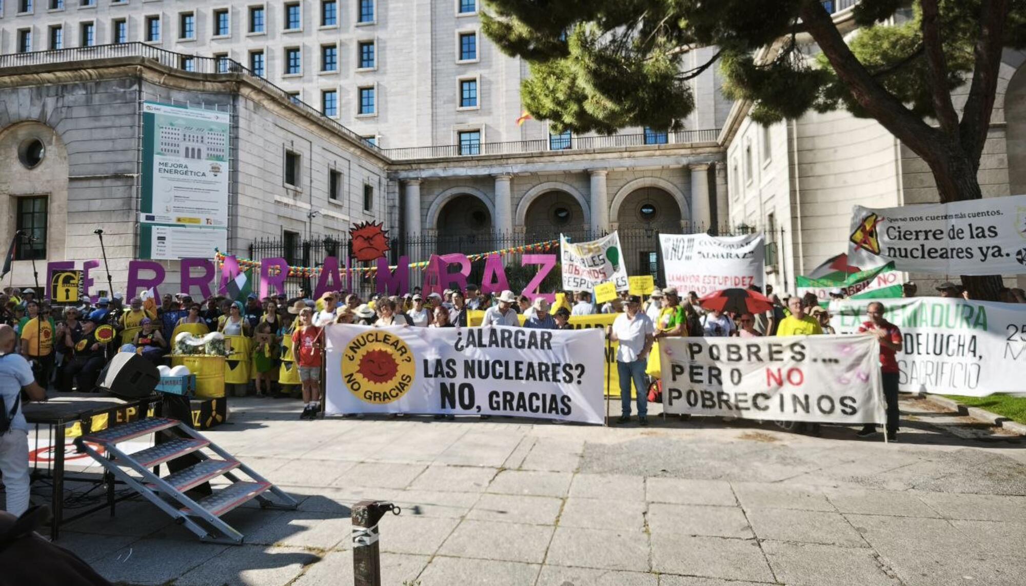 Protesta Almaraz
