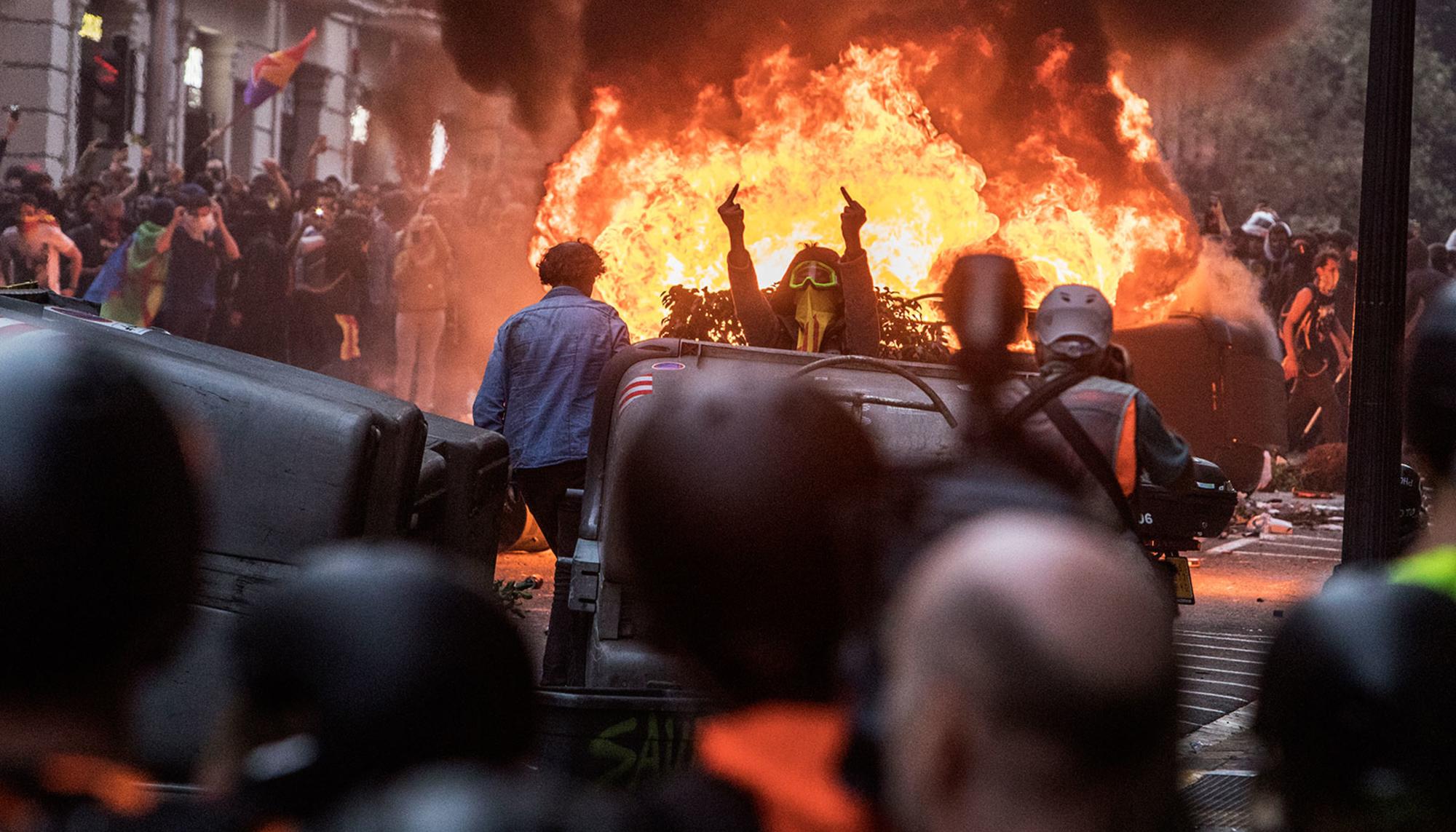 barricada 18 octubre