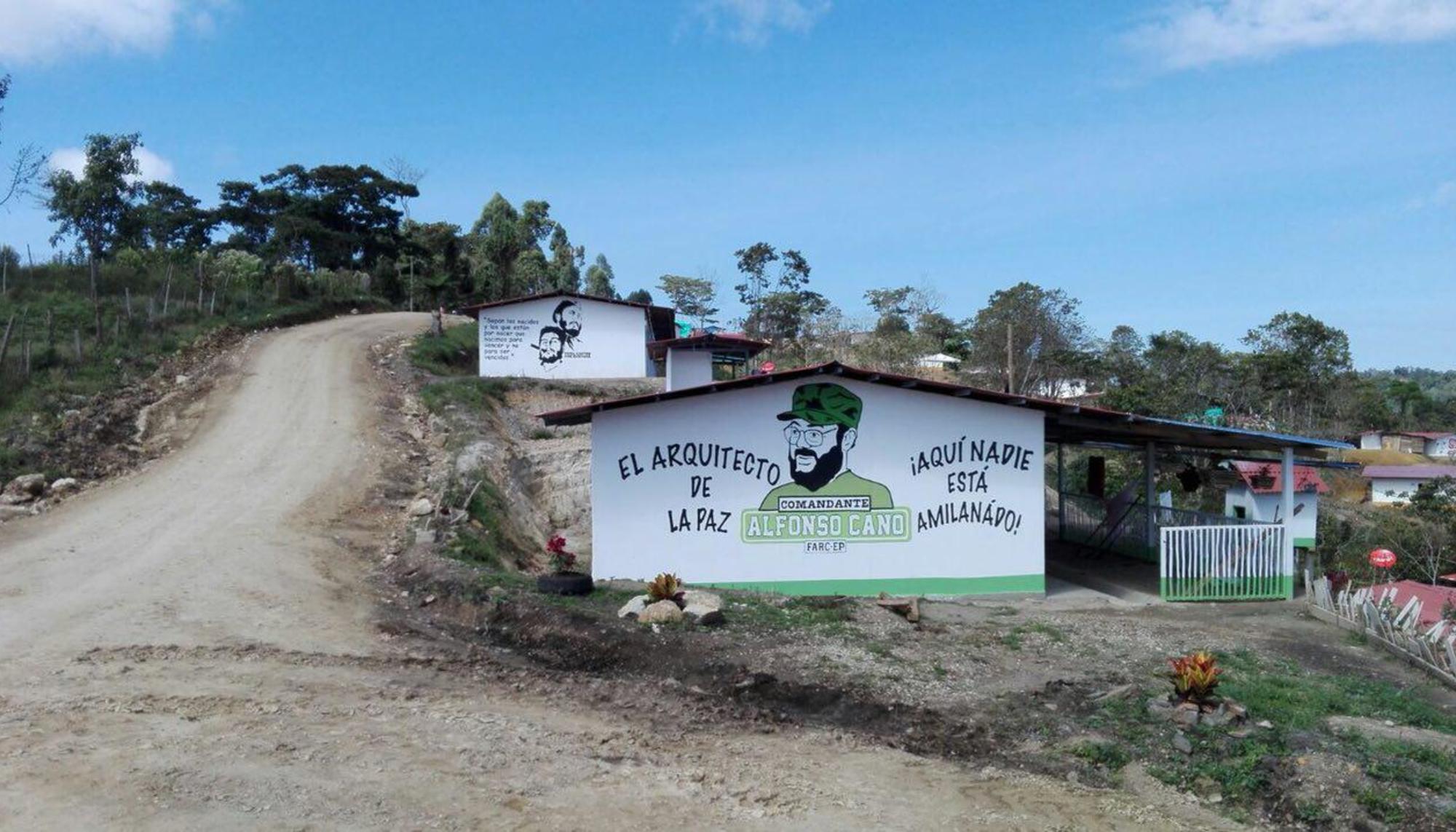 Mural en el Espacio Territorial de Icononzo, Colombia