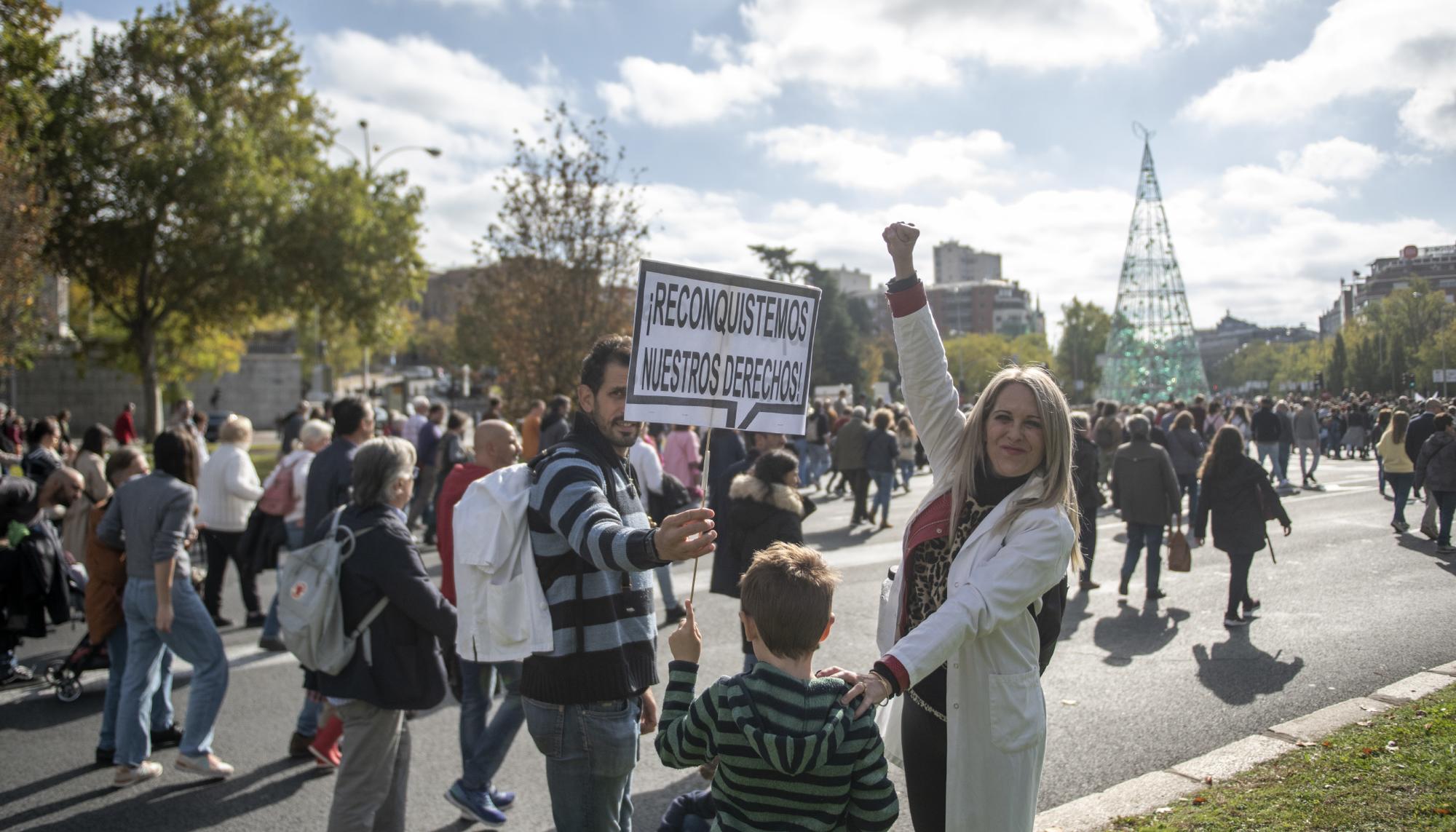 Manifestación por la Sanidad Pública en Madrid - 2