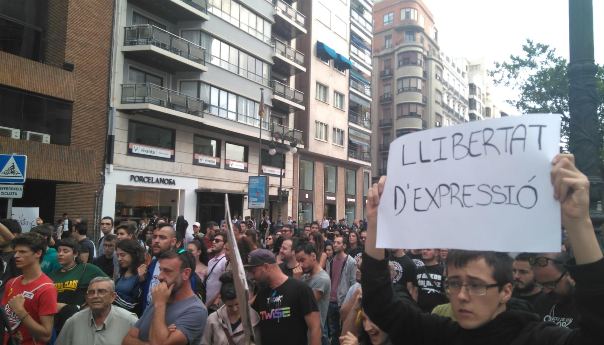 Concentració Llibertat d'expressió