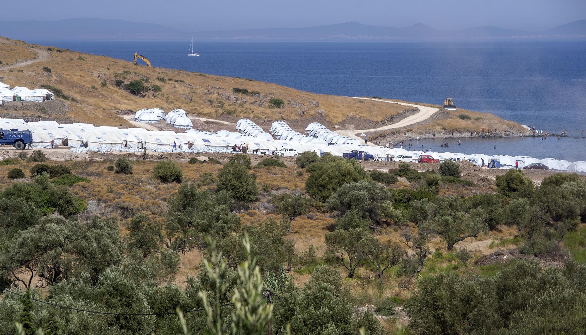 Campamento de Moria incendiado - 11