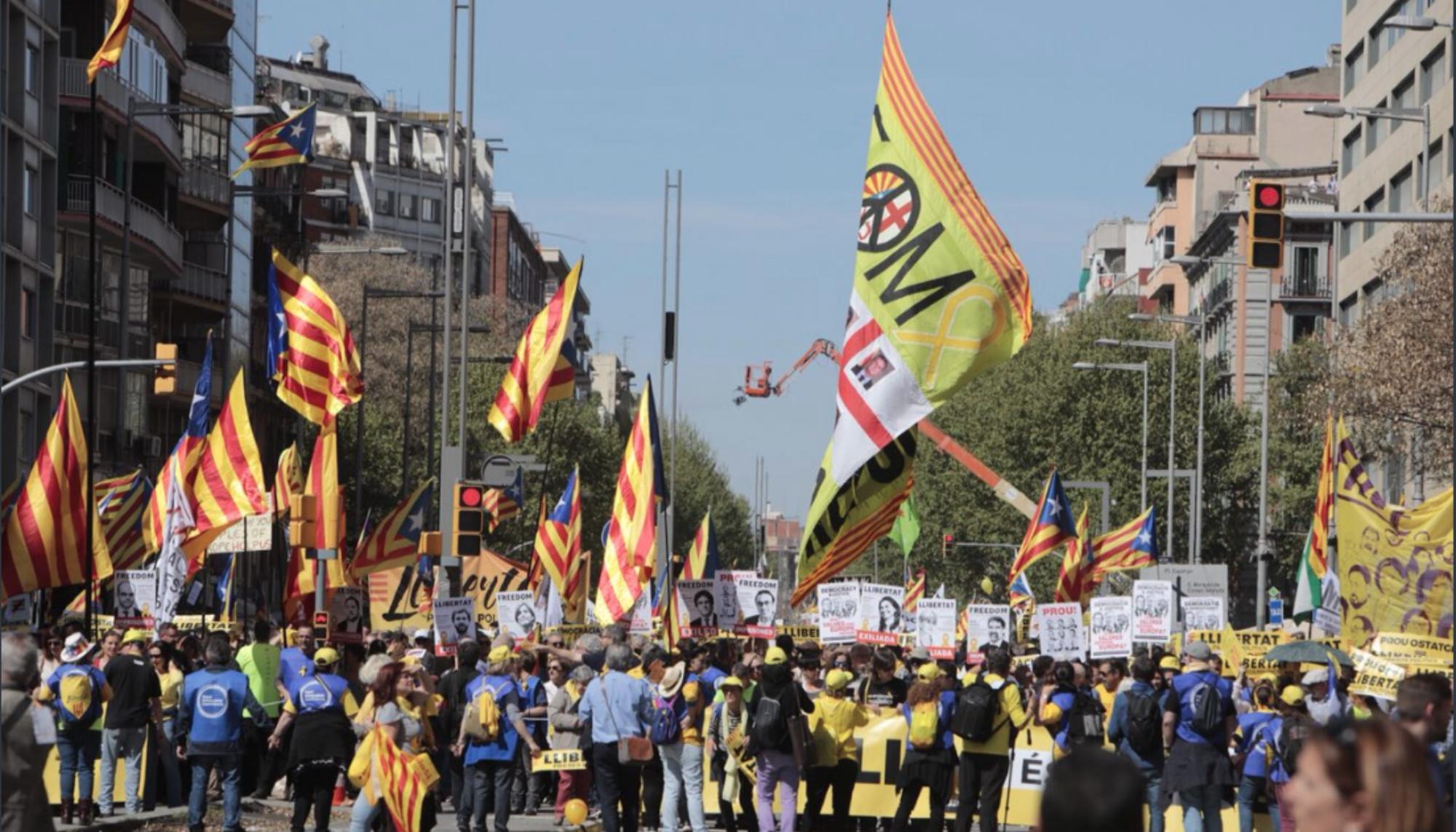 Manifestación Us Volem A Casa