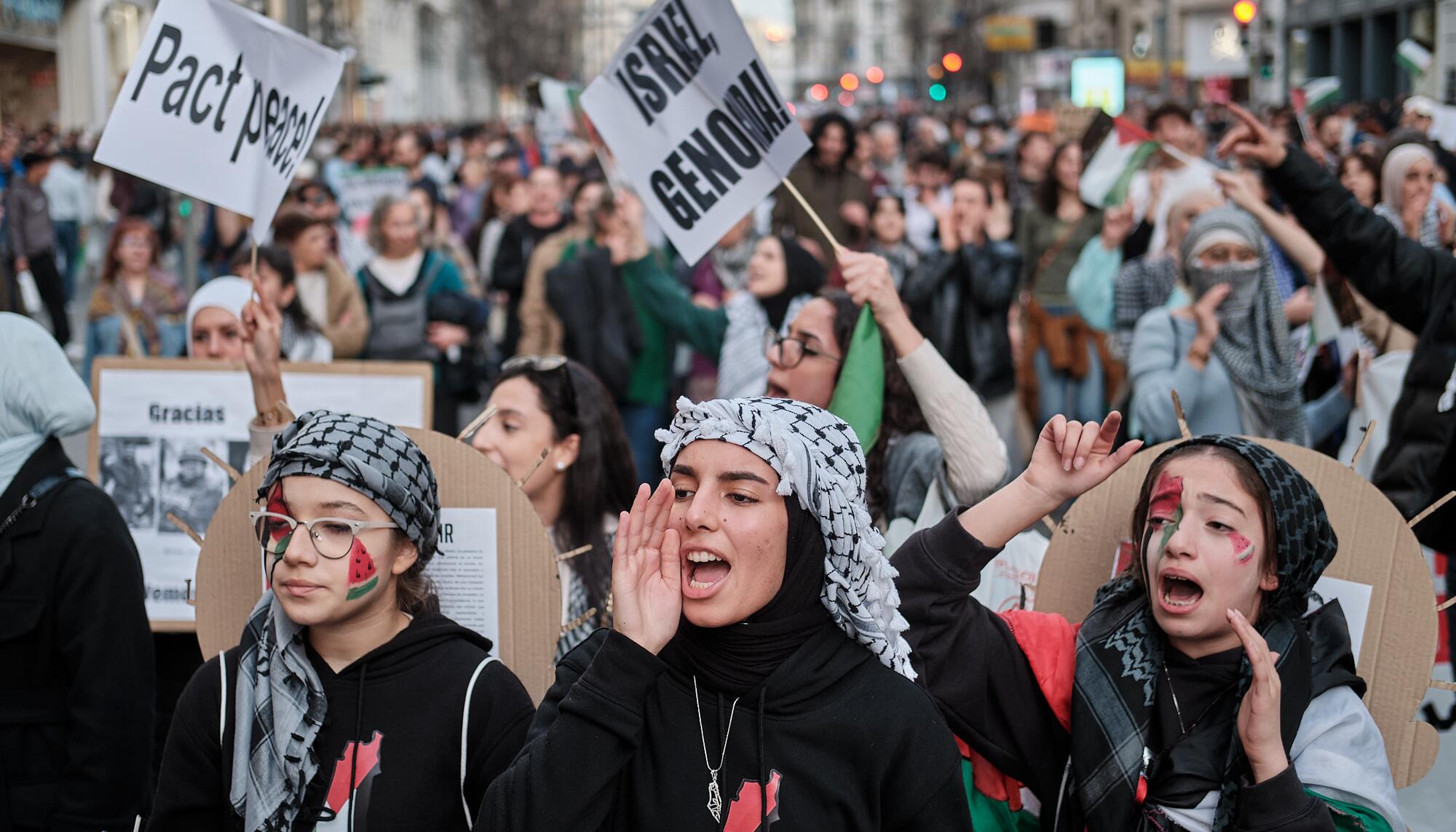Marcha Madrid Palestina 27 - 9