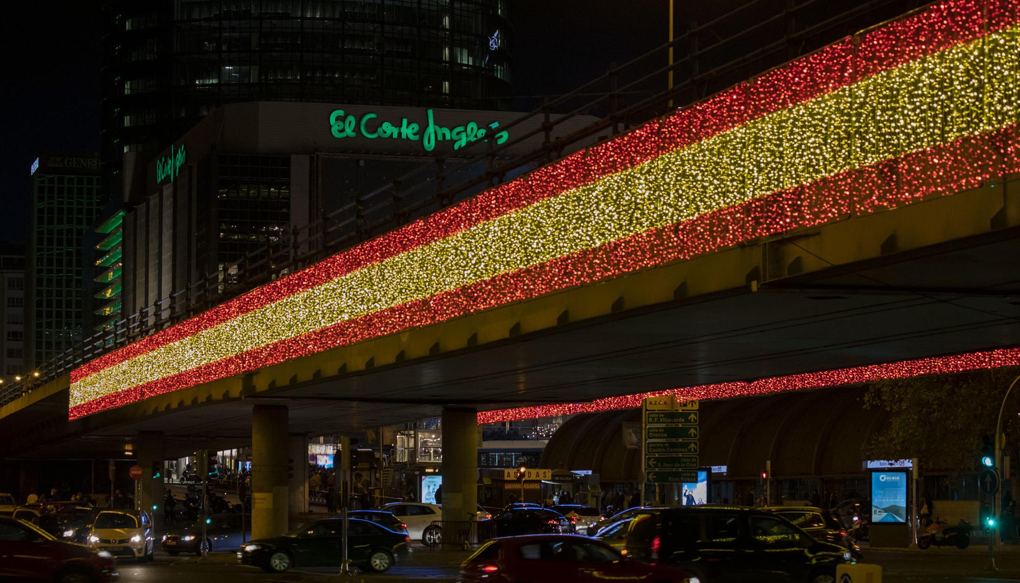 Luces navidad Bandera España - 6