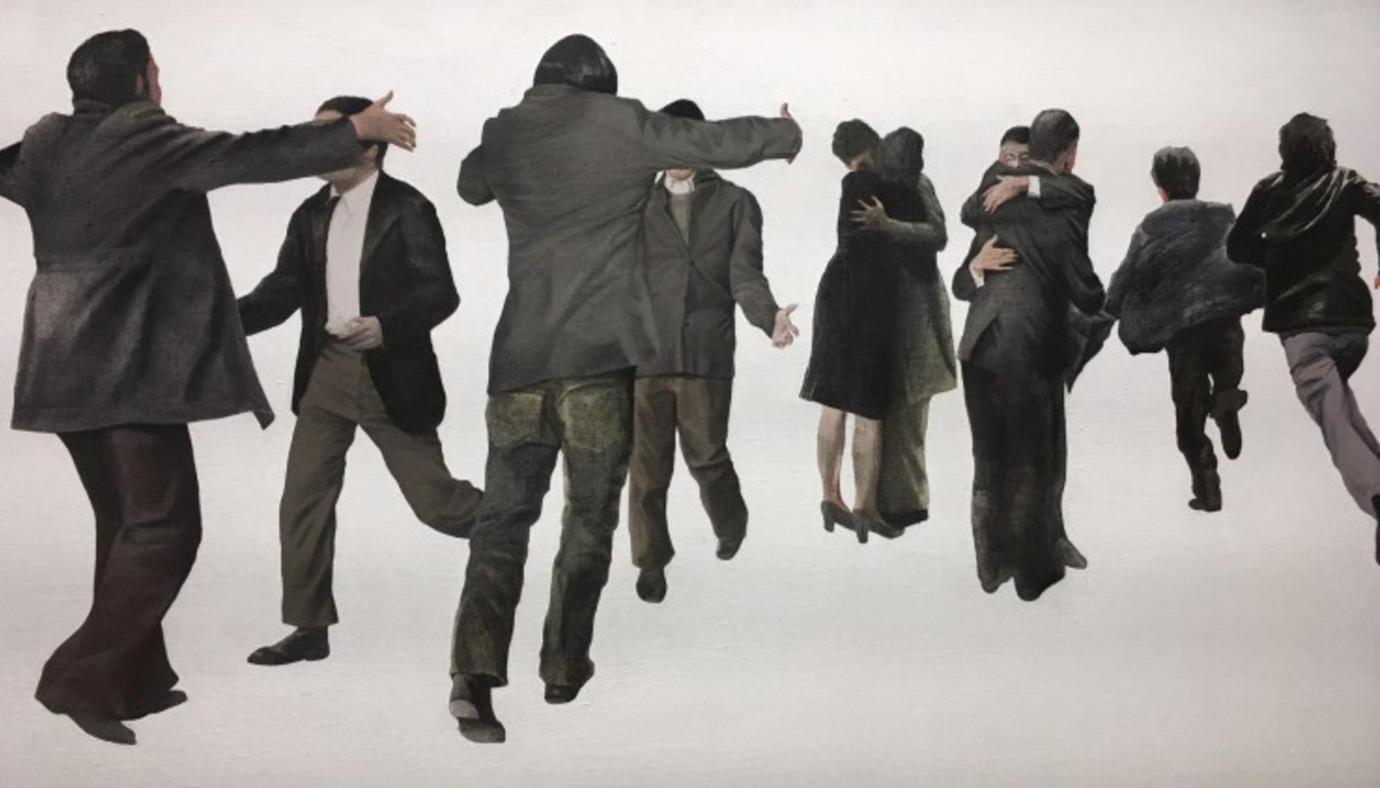 El abrazo, de Juan Genovés