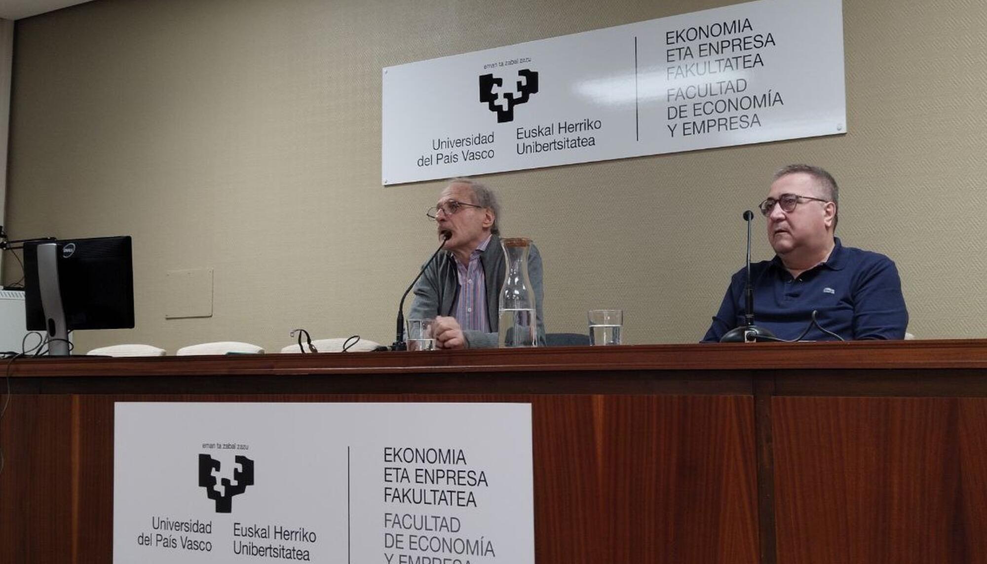 Claudio Katz en la Universidad del País Vasco (EHU)