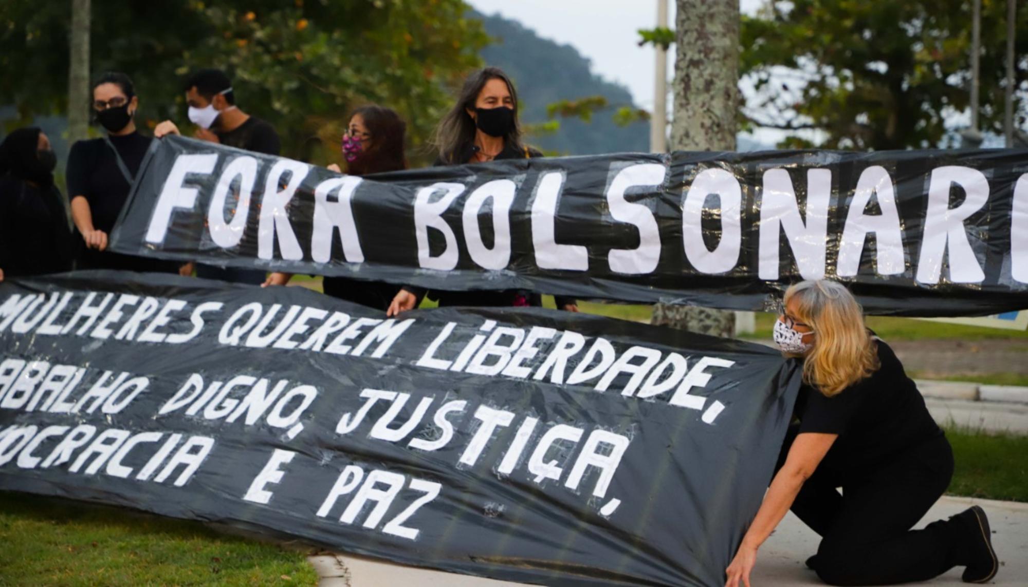 Fora Bolsonaro. Foto de Felipe Scapino