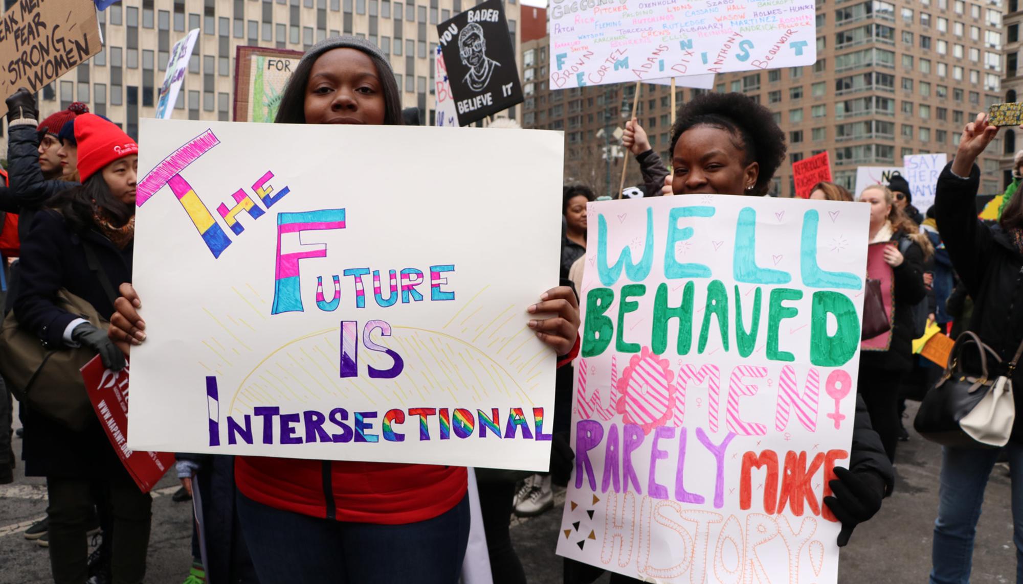 La Marcha de Mujeres en Nueva York