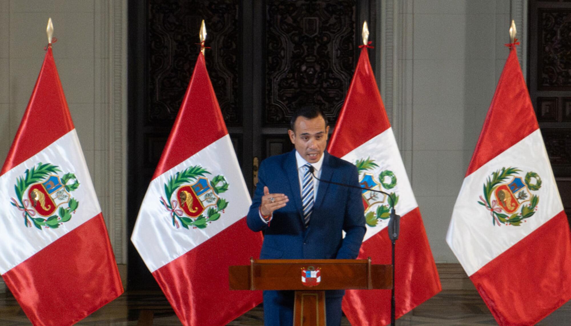 El expresidente de Perú, José Jerí Oré.