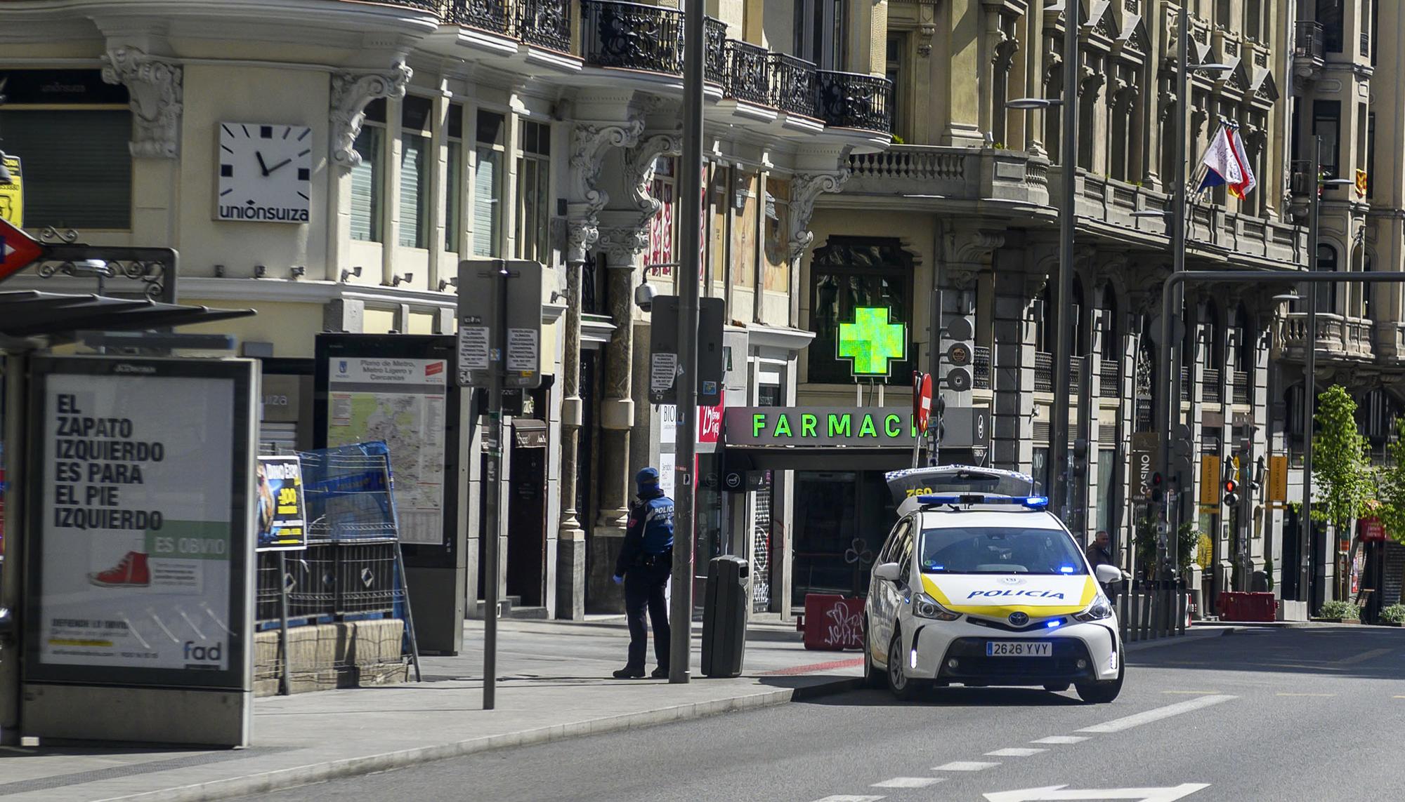 Policía calle Gran Vía