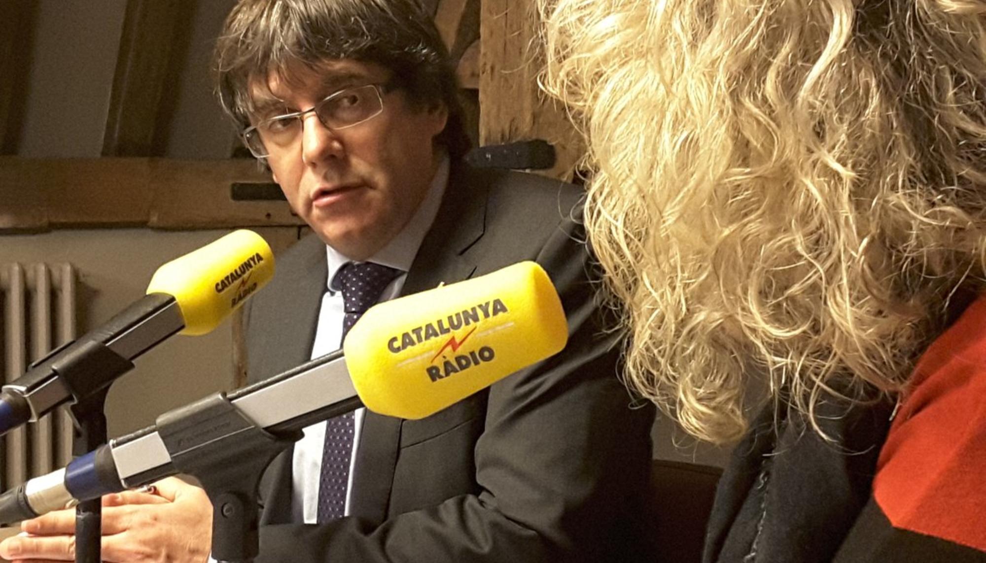 Carles Puigdemont, entrevistado por el programa 'El matí de CatRadio'
