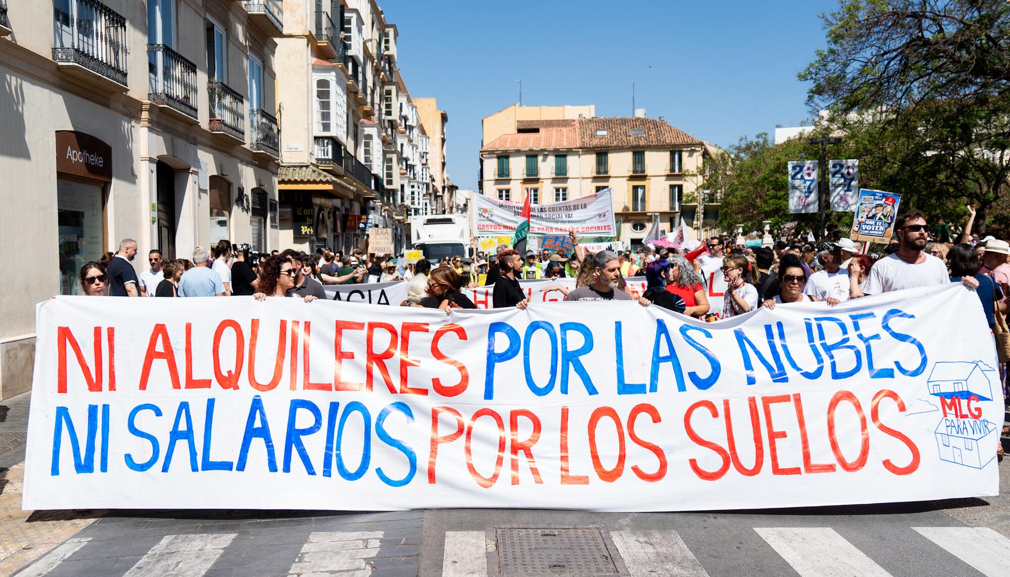 Manifestación Málaga Vivienda 4