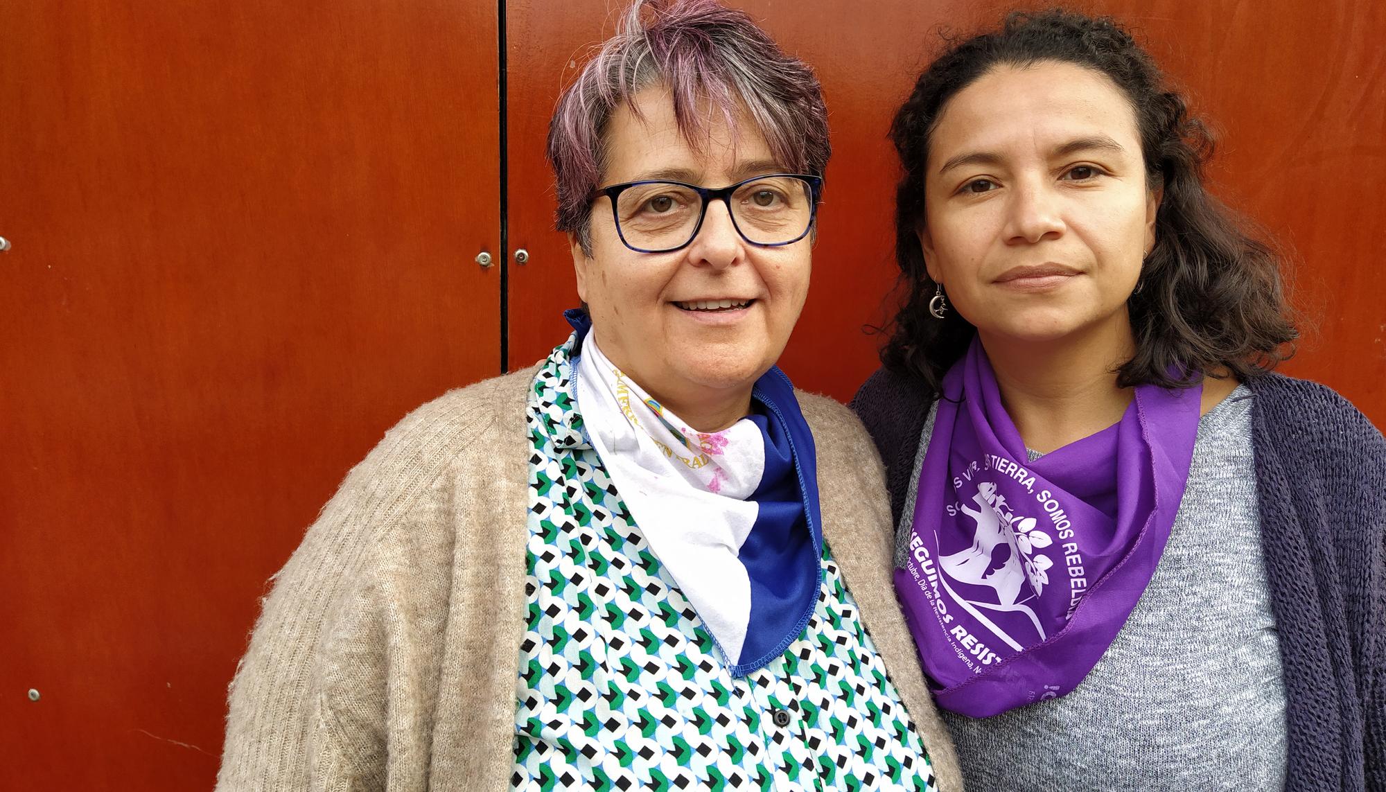 Geni Gómez y Bertha Massiel Sánchez