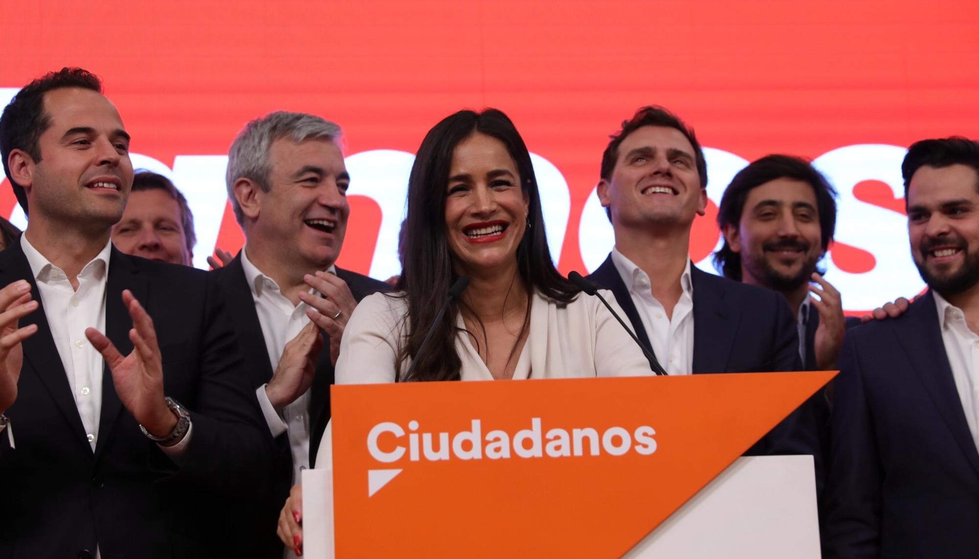 Noche electoral Ciudadanos 26M Begoña Villacís