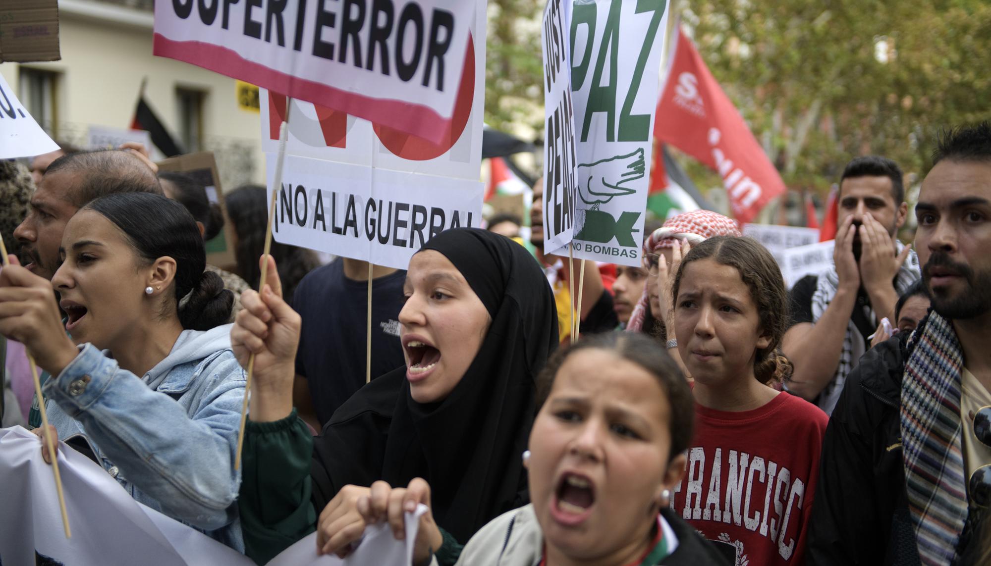 Manifestación Gaza Madrid Atocha - 1