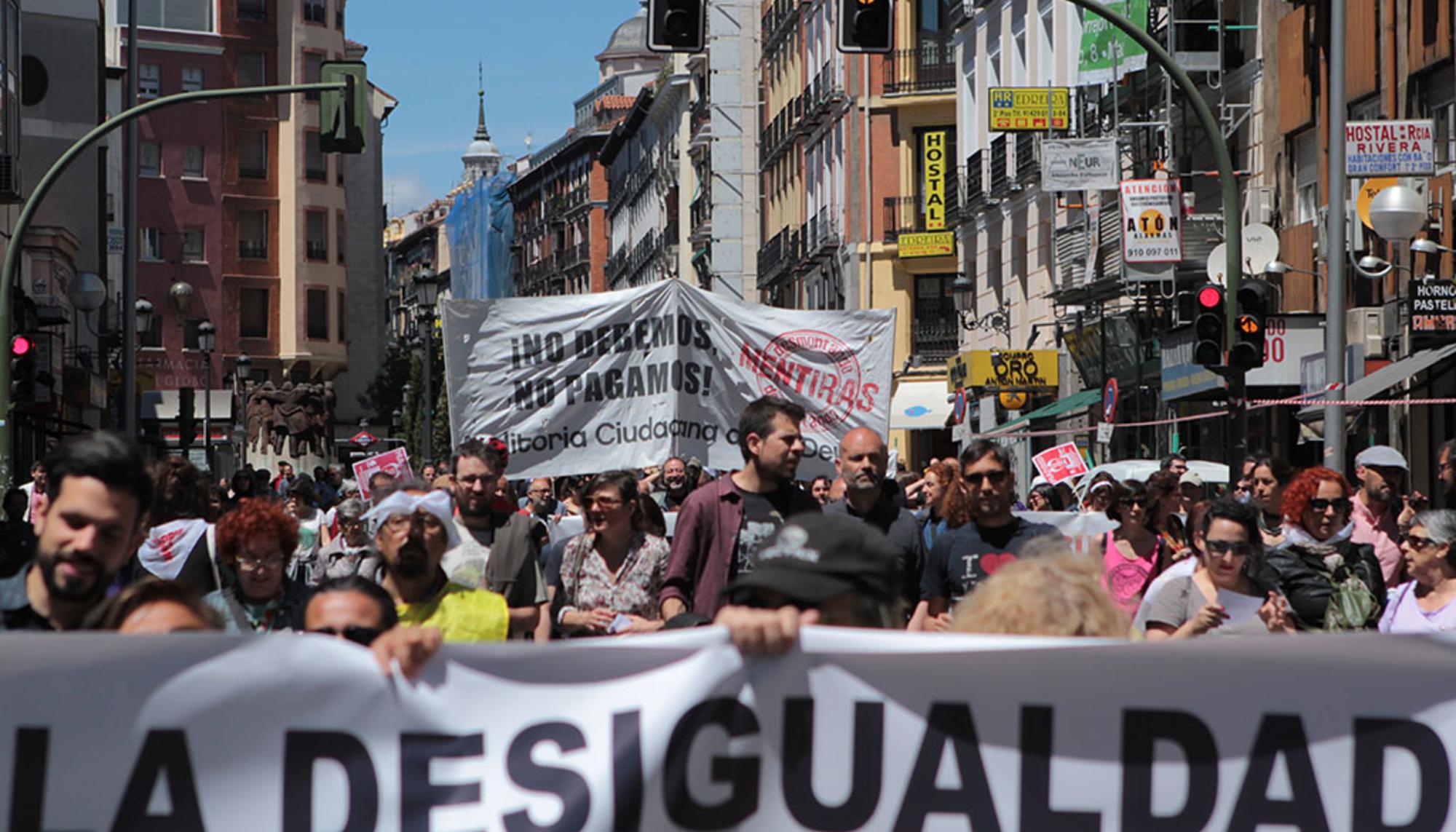 Manifestacion Madrid no se vende