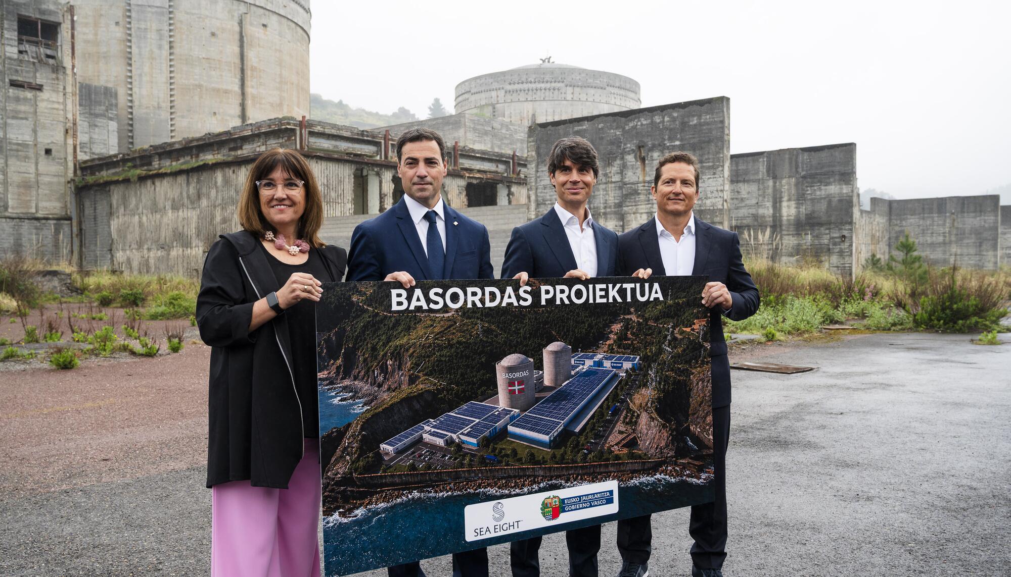 Macropiscifactoría en la central nuclear de Lemoiz