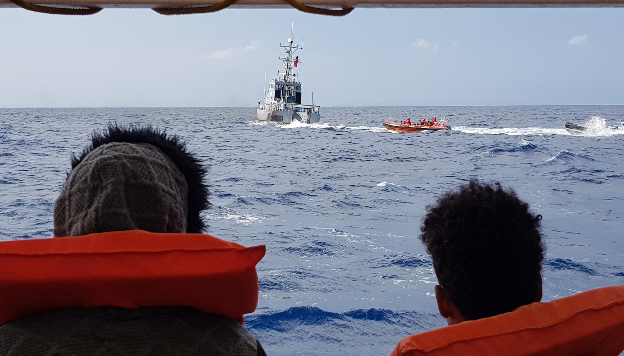 Migrantes rescatados