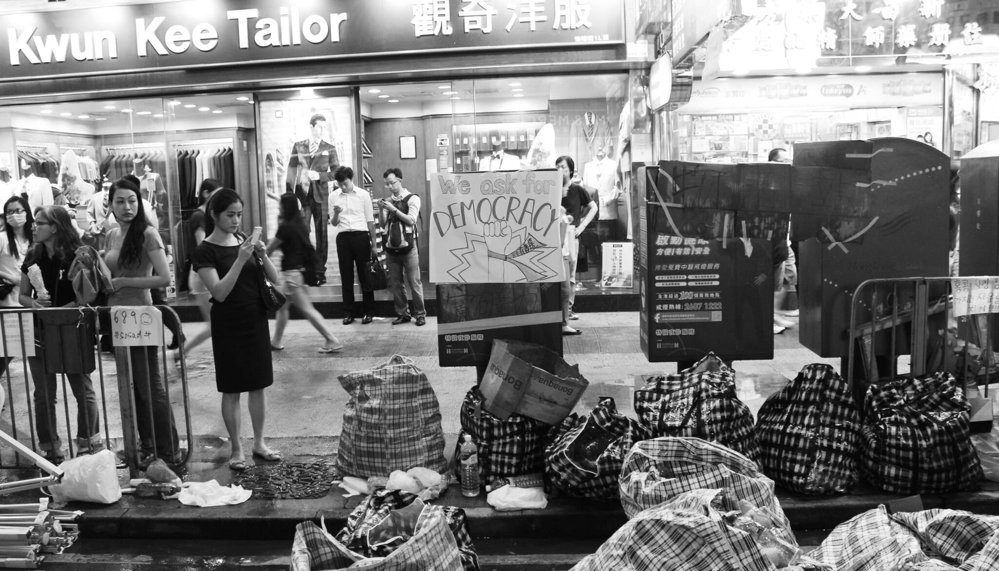La revolución de los paraguas en Hong Kong 3