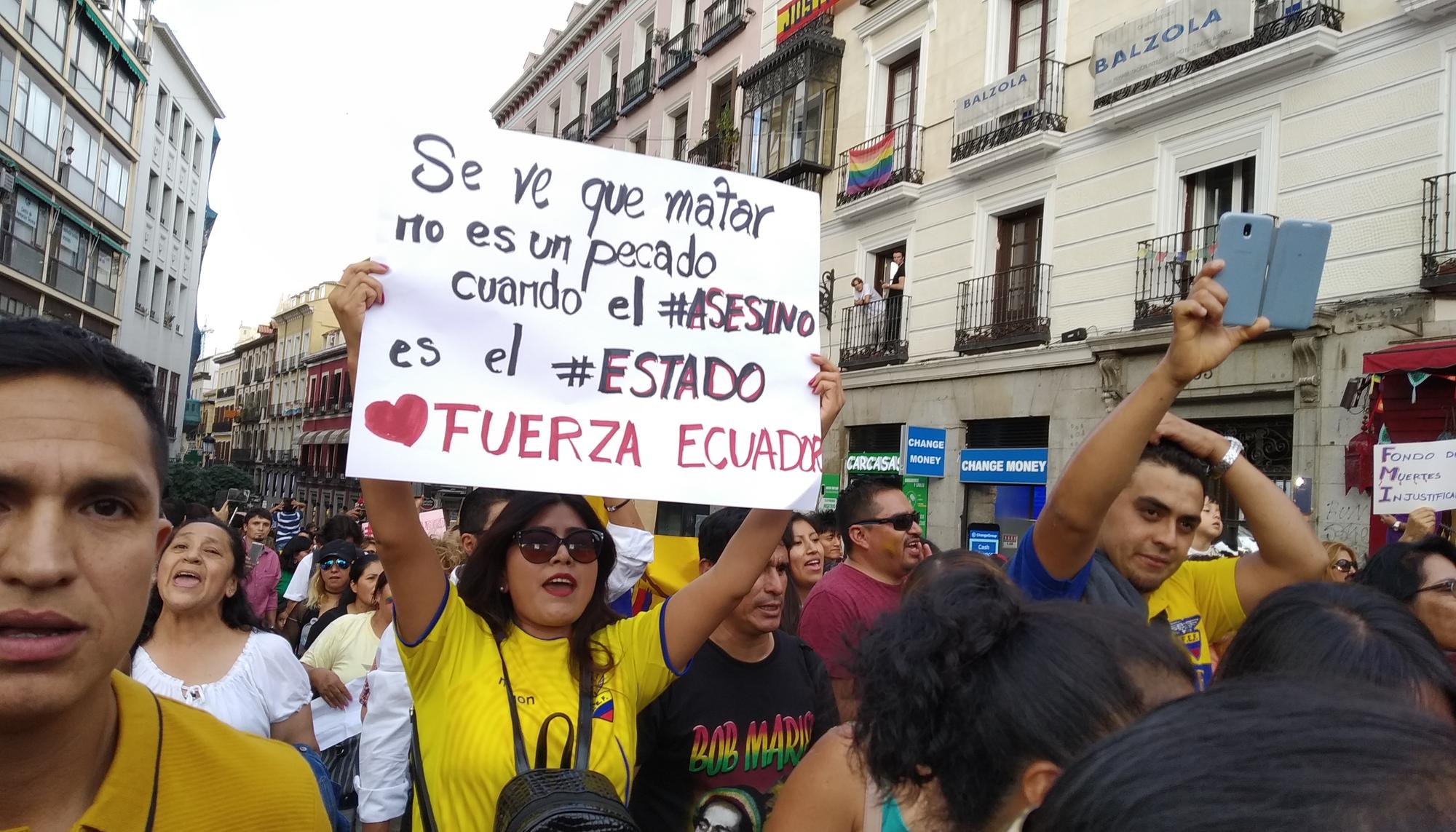 Manifestación Nada que Celebrar Madrid 2019 1